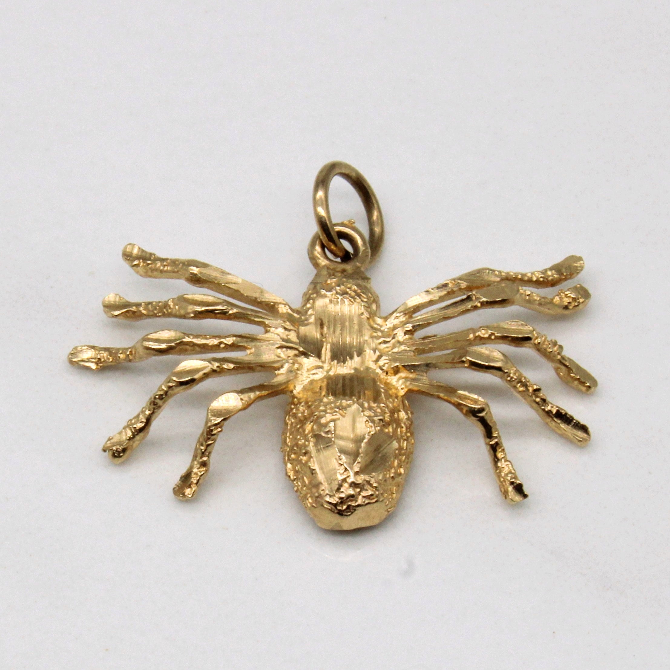 10k Yellow Gold Spider Pendant