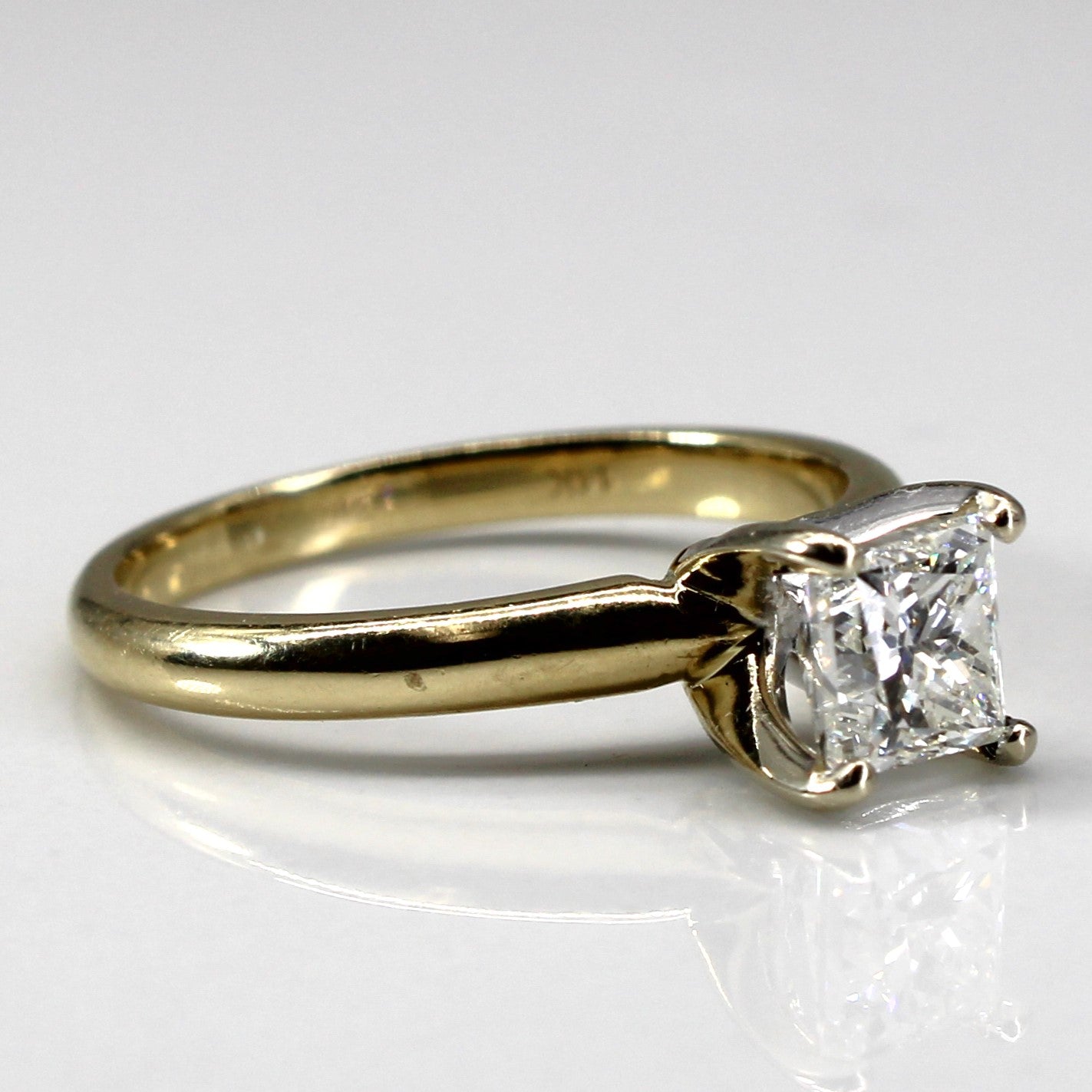Solitaire Princess Diamond Ring | 1.00ct SI2 H | SZ 6.75 |