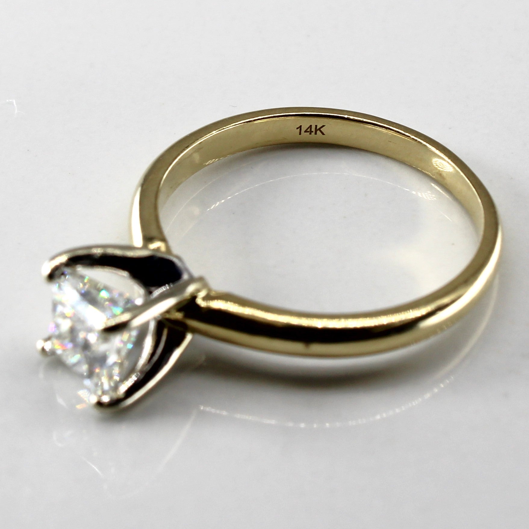 Solitaire Princess Diamond Ring | 1.00ct SI2 H | SZ 6.75 |