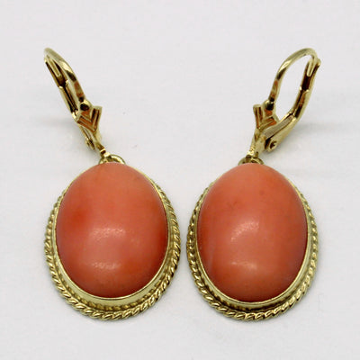 Coral Drop Earrings | 18.00ctw |