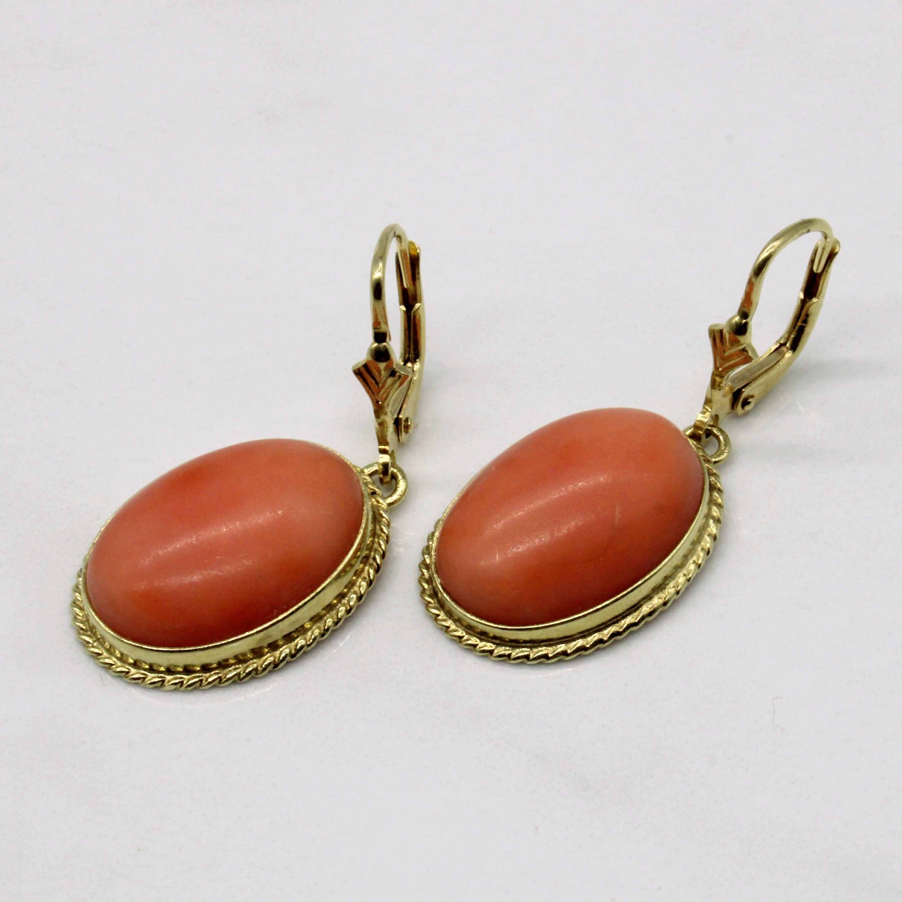 Coral Drop Earrings | 18.00ctw |