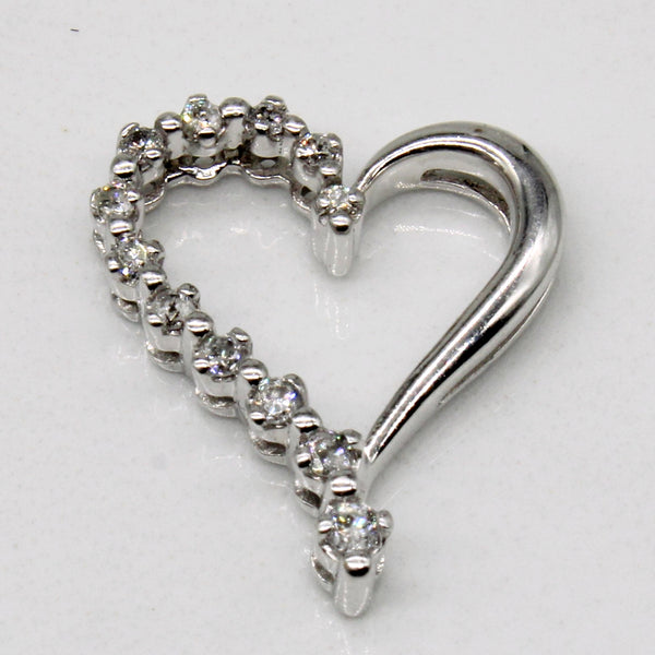 Diamond Heart Pendant | 0.095ctw |