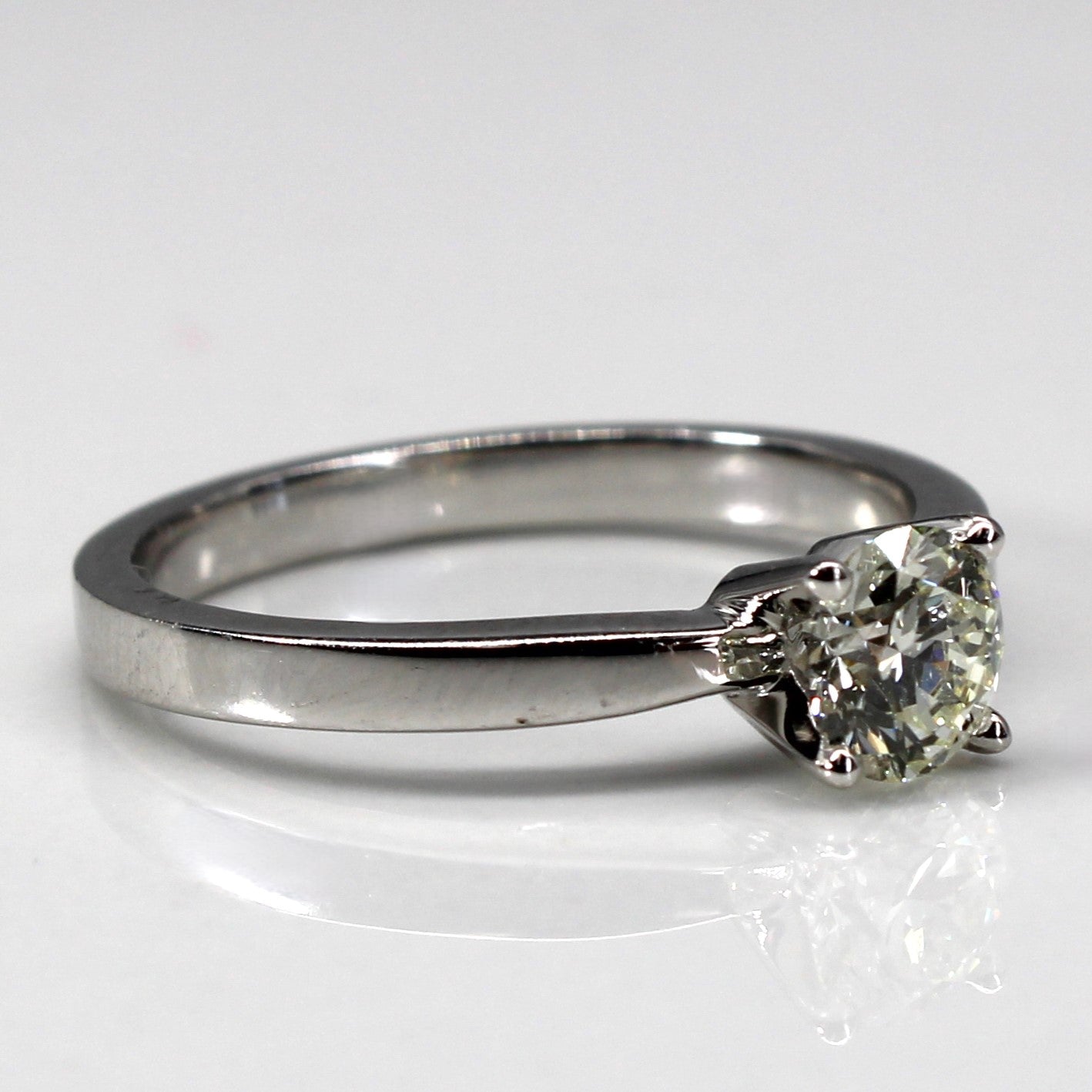 18k Prong Set Diamond Engagement Ring | 0.55ct VS1 J/K | SZ 6.5 |