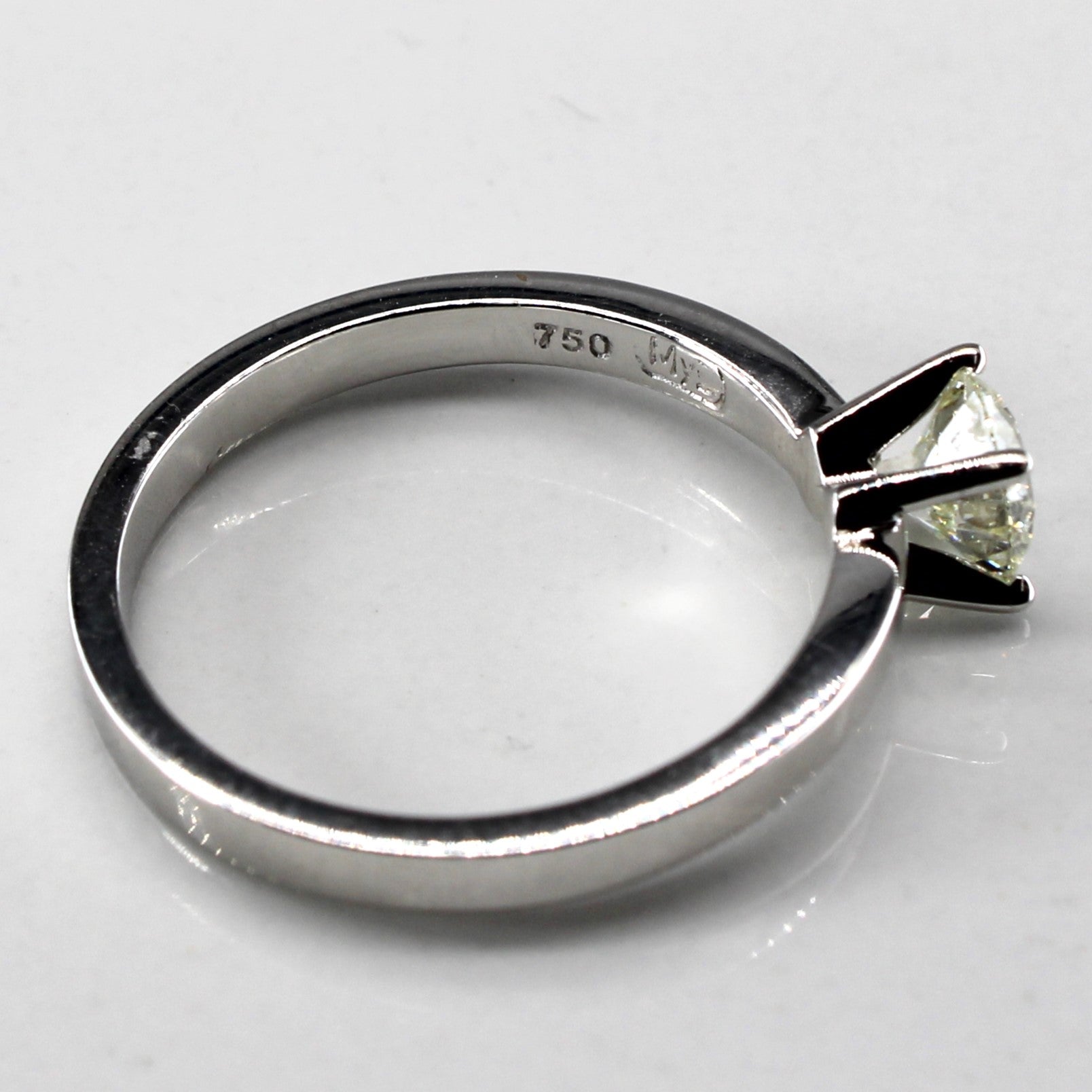 18k Prong Set Diamond Engagement Ring | 0.55ct VS1 J/K | SZ 6.5 |
