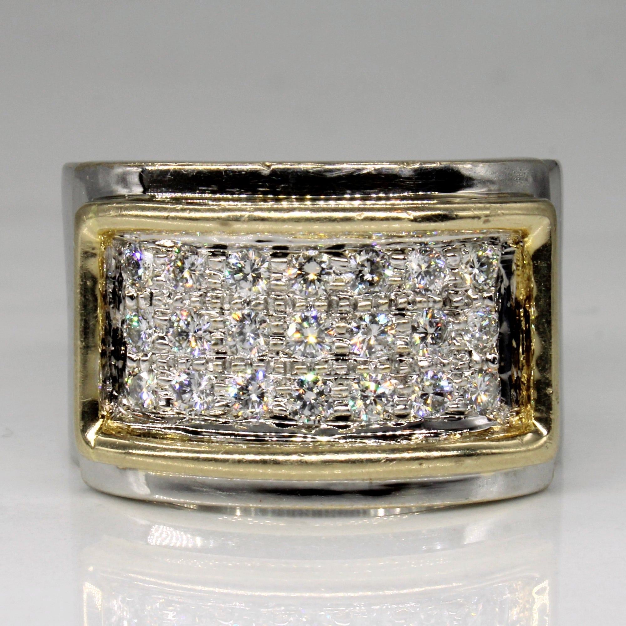 Diamond Cluster Ring | 0.95ctw | SZ 14 |