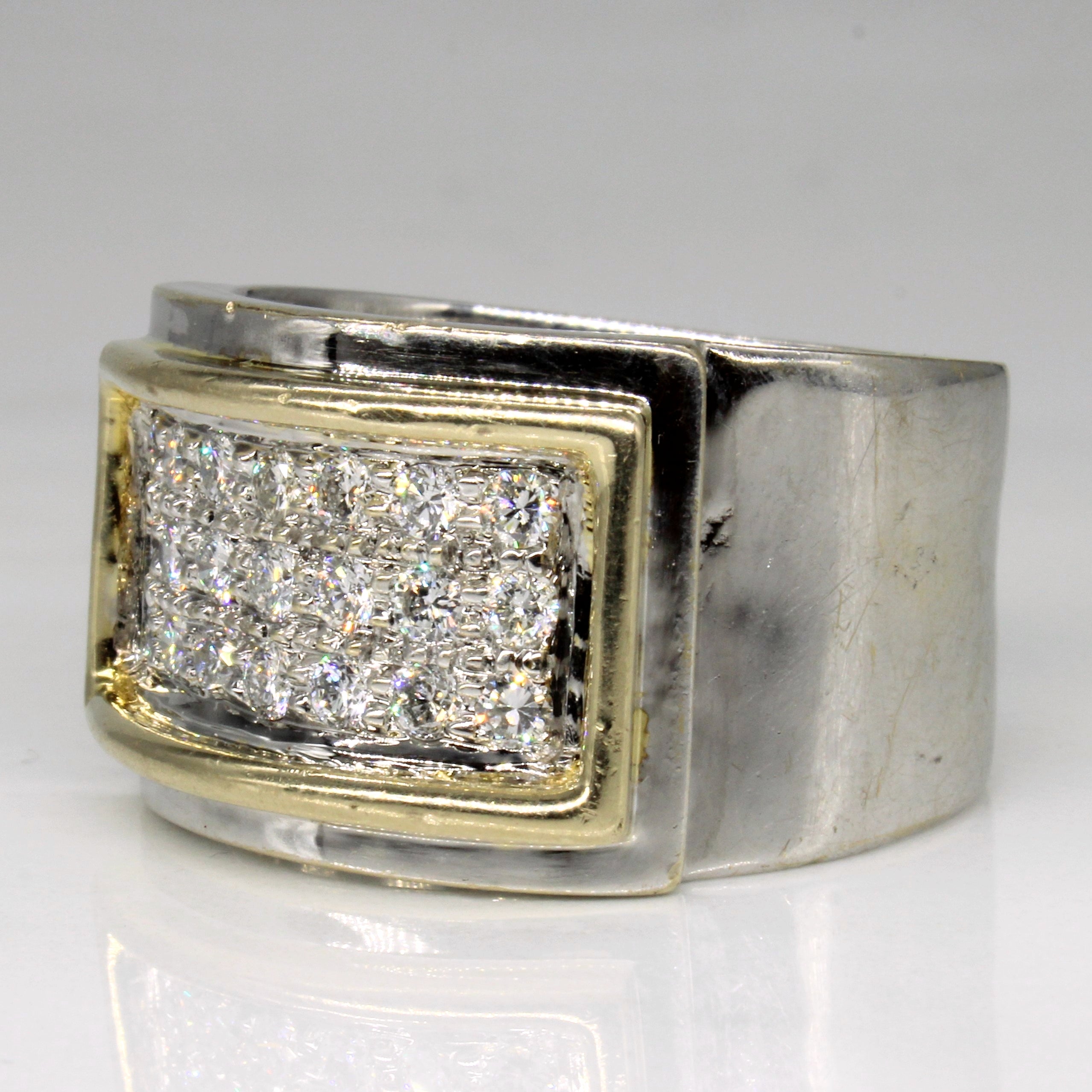 Diamond Cluster Ring | 0.95ctw | SZ 14 |