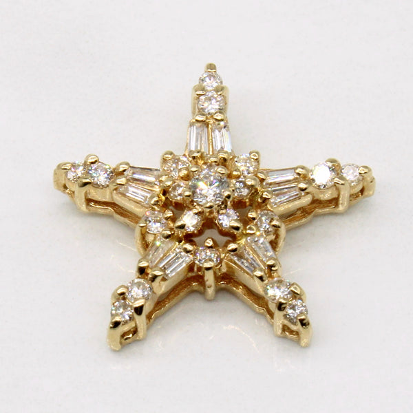 Diamond Star Pendant | 0.50ctw |