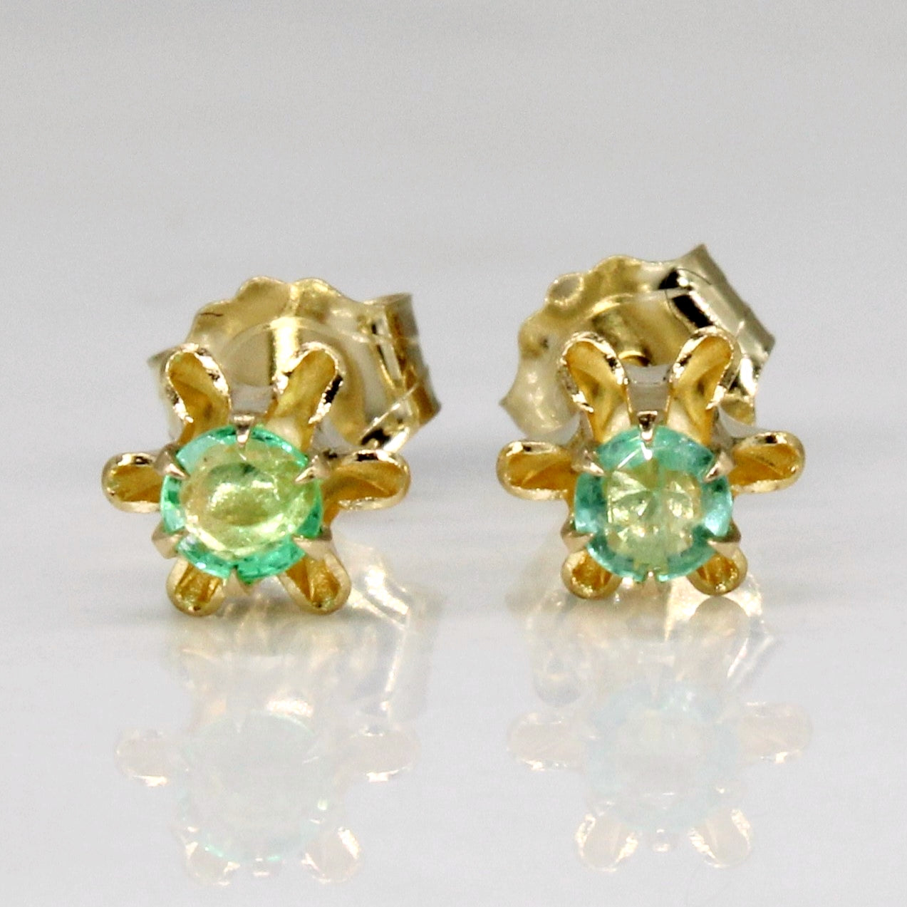 Emerald Earrings | 0.12ctw |