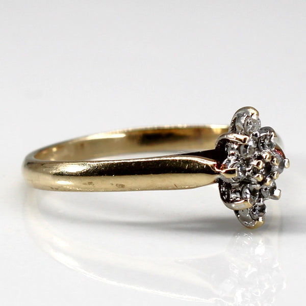 Cluster Set Diamond Ring | 0.09ct | SZ 8 |