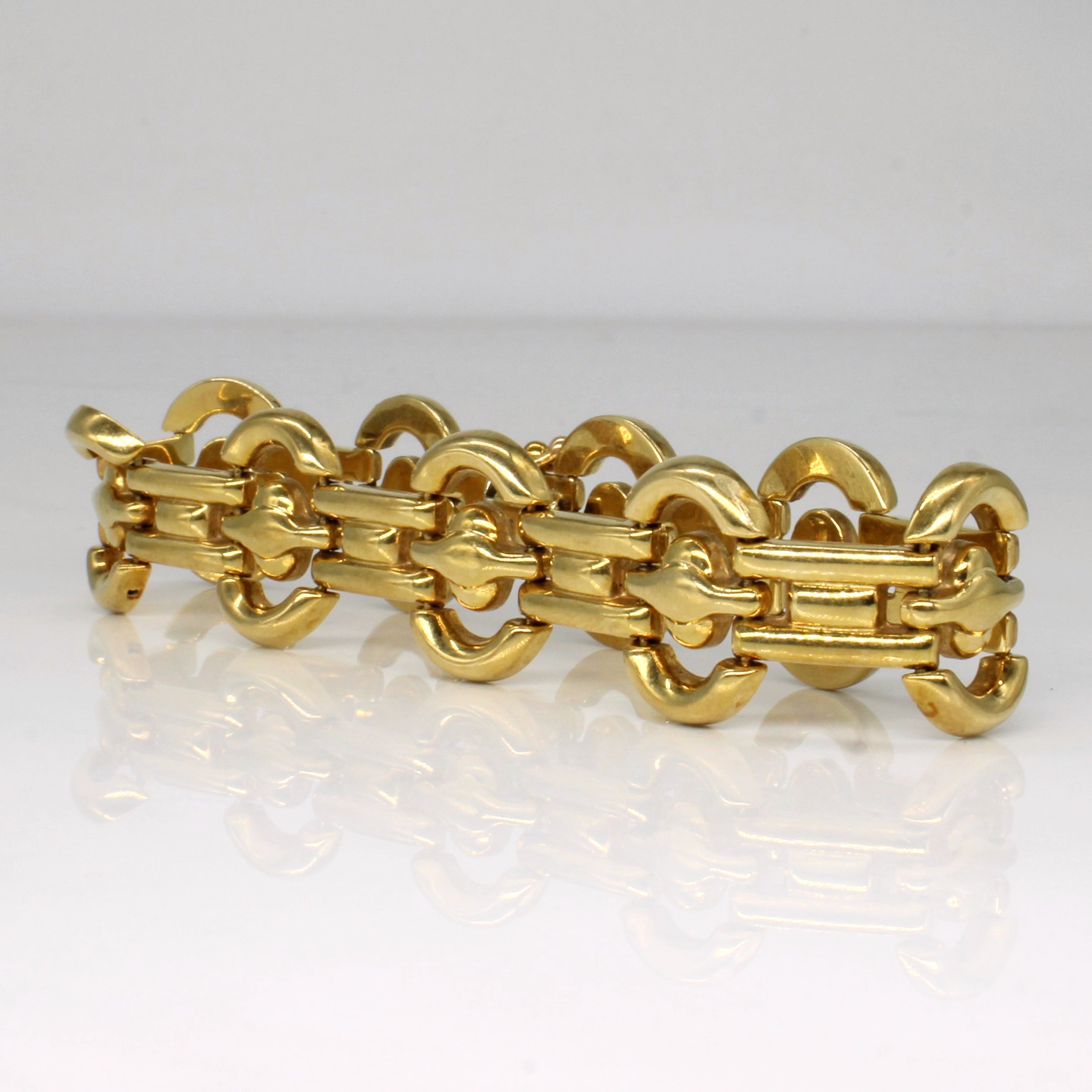 Bracelet en or jaune 14 carats | 18 cm | 