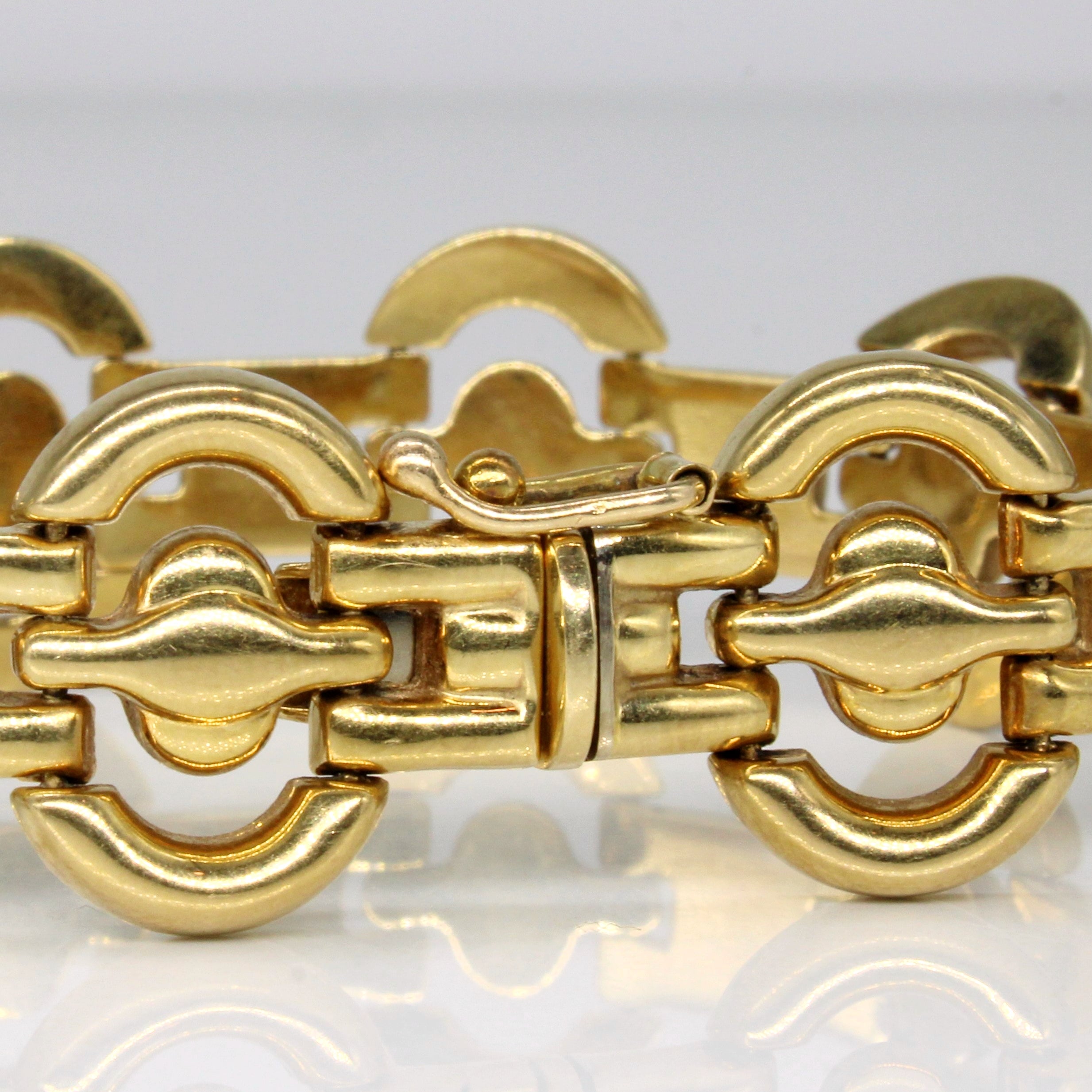 Bracelet en or jaune 14 carats | 18 cm | 