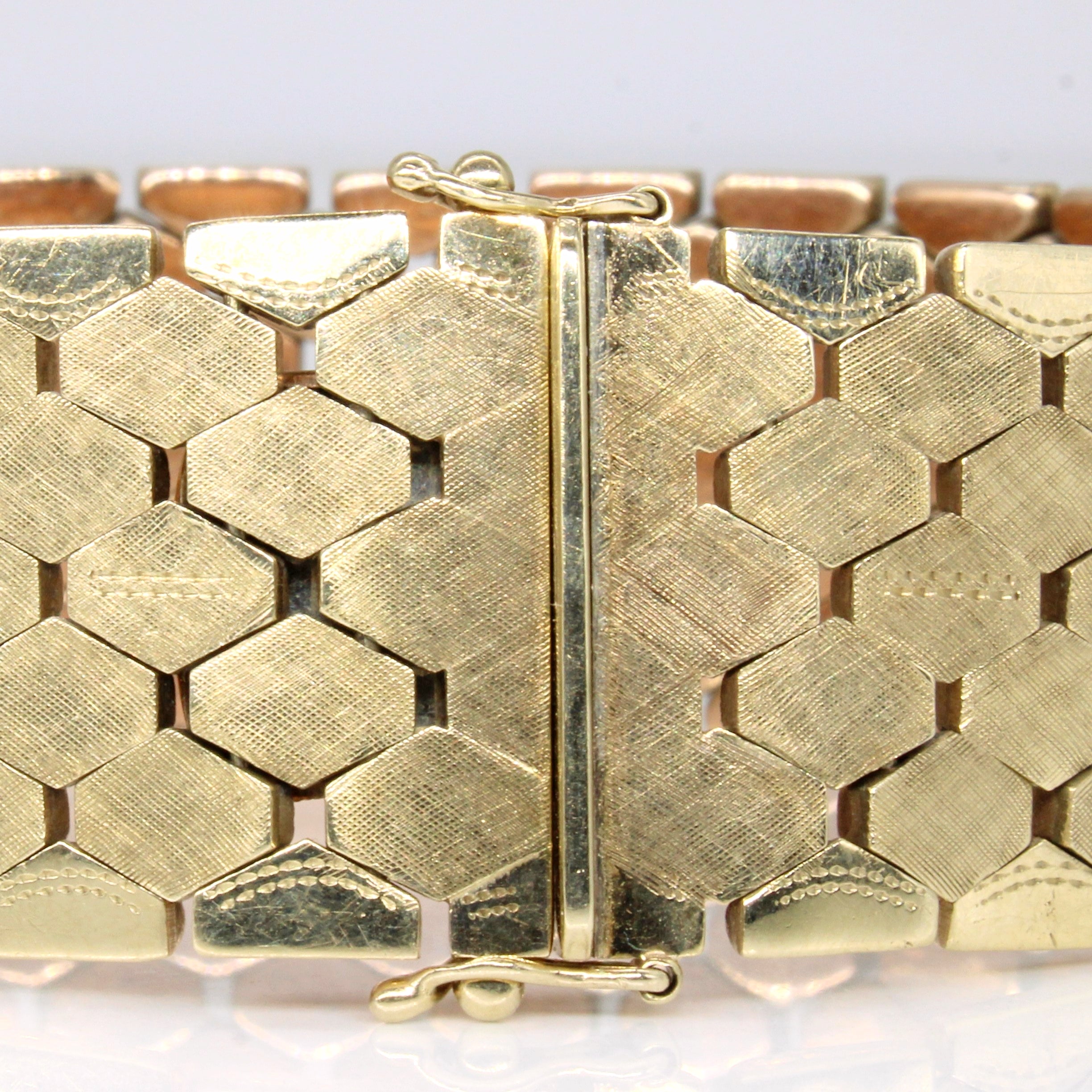 Bracelet en or tricolore 9 carats | 7,5" | 