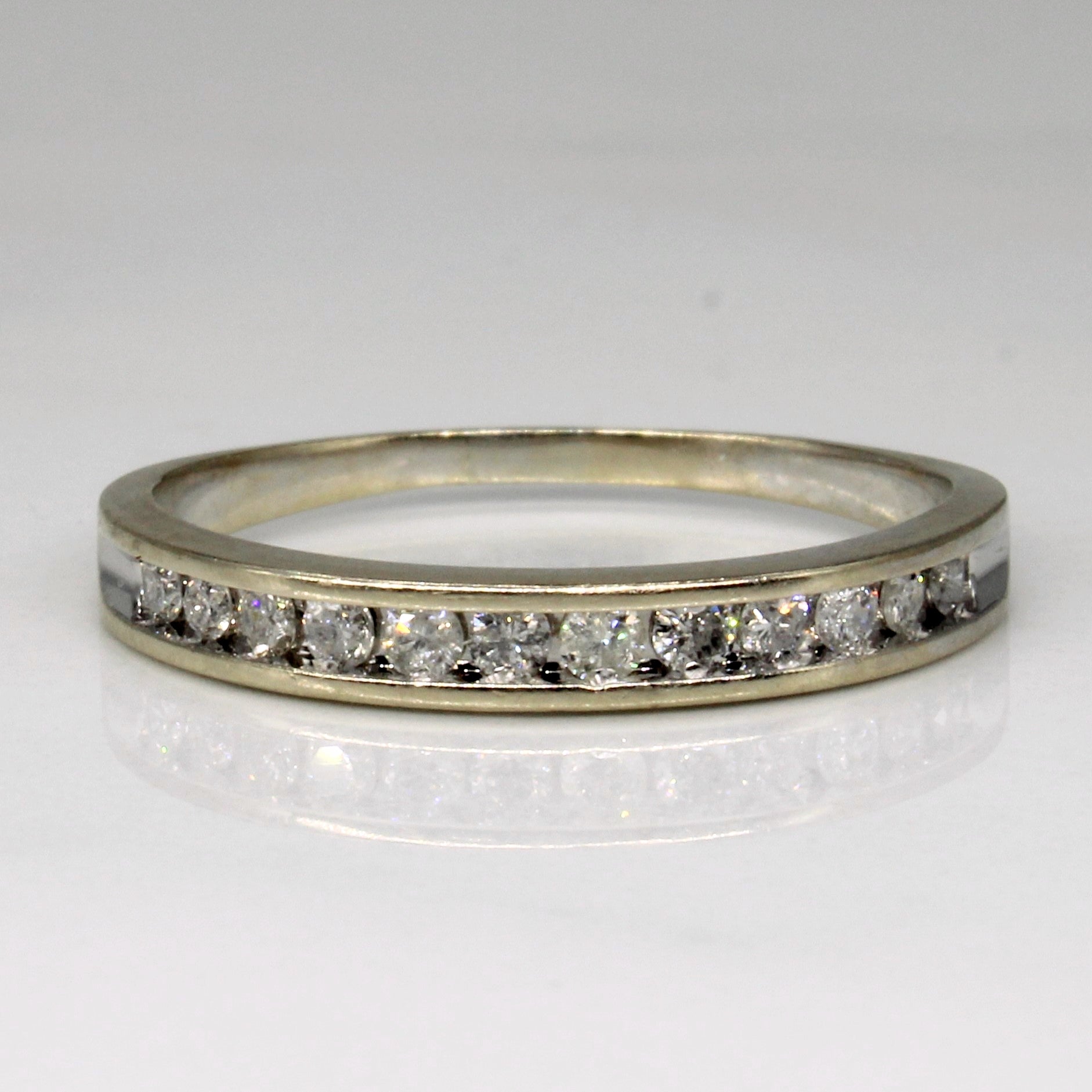 Channel Set Semi-Eternity Diamond Ring | 0.20ctw | SZ 8.25 |