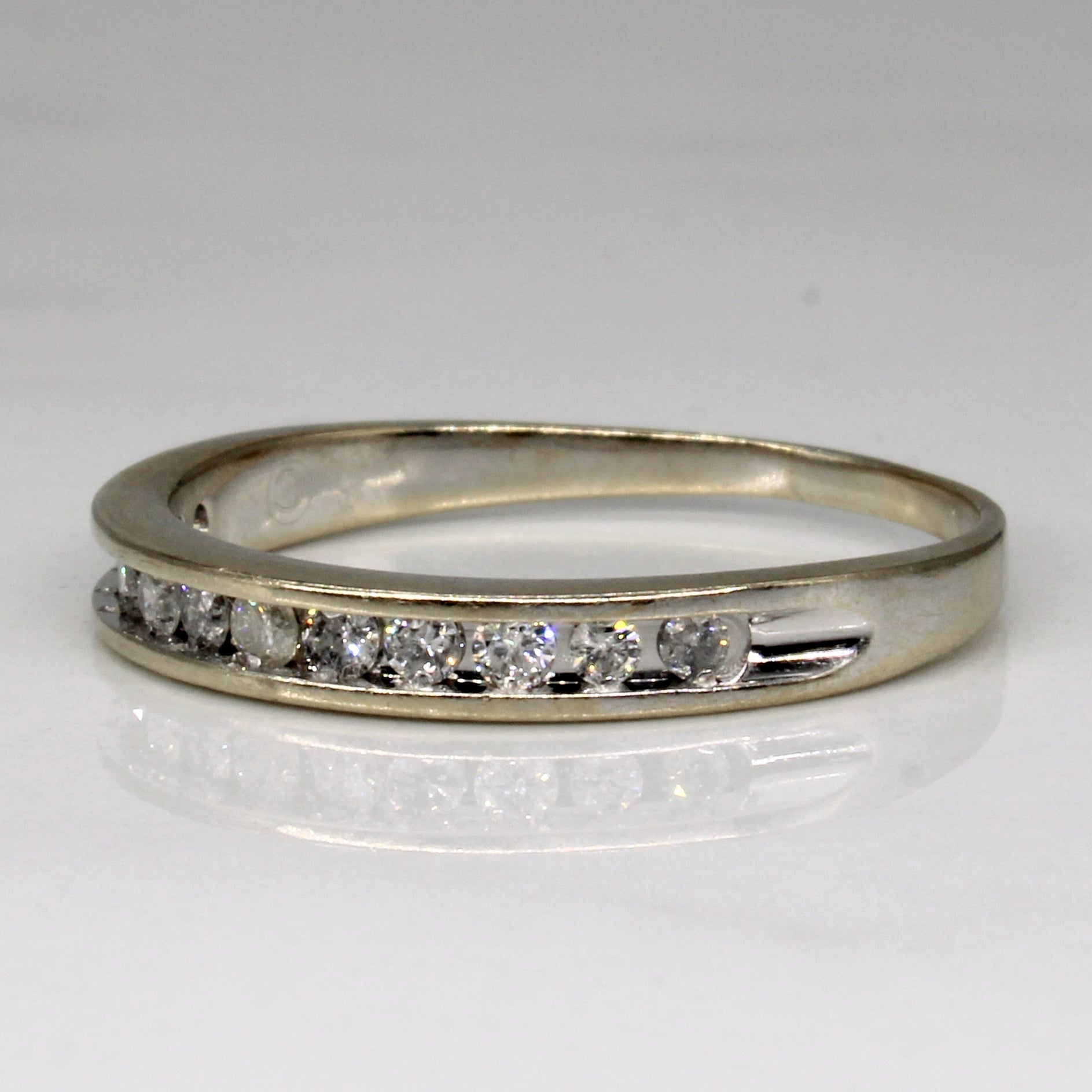 Channel Set Semi-Eternity Diamond Ring | 0.20ctw | SZ 8.25 |