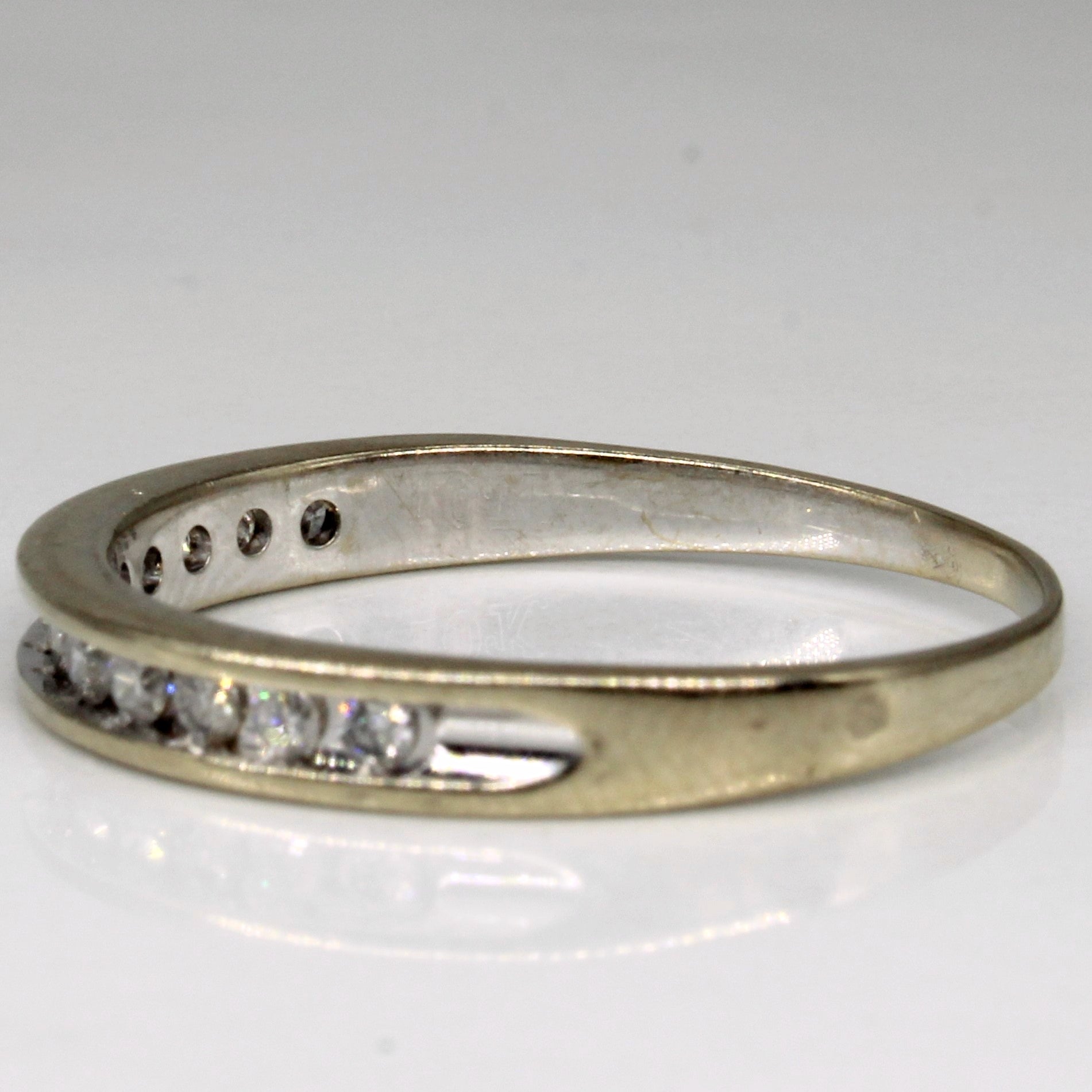 Channel Set Semi-Eternity Diamond Ring | 0.20ctw | SZ 8.25 |