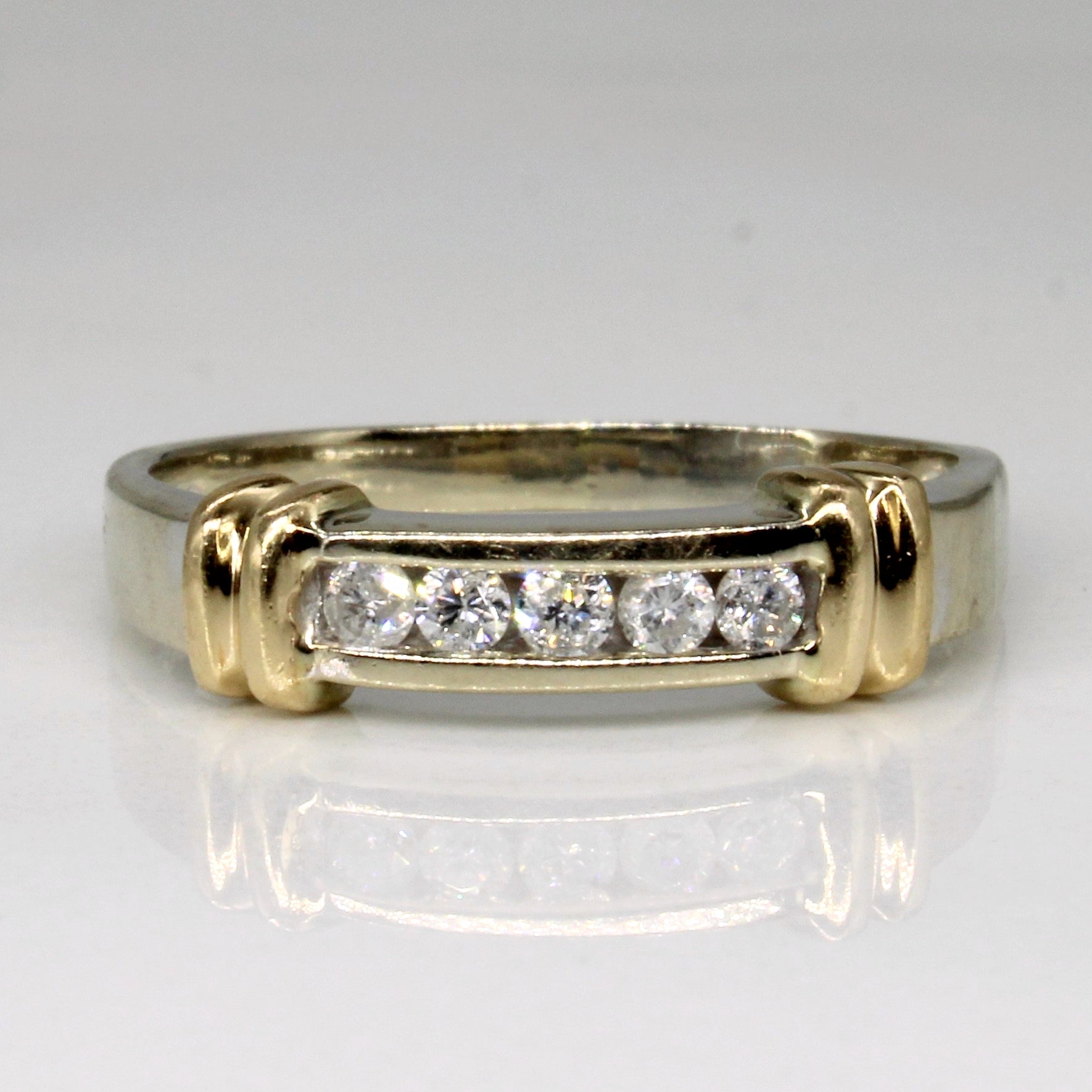 Channel Set Diamond Ring | 0.15ctw | SZ 6.75 |