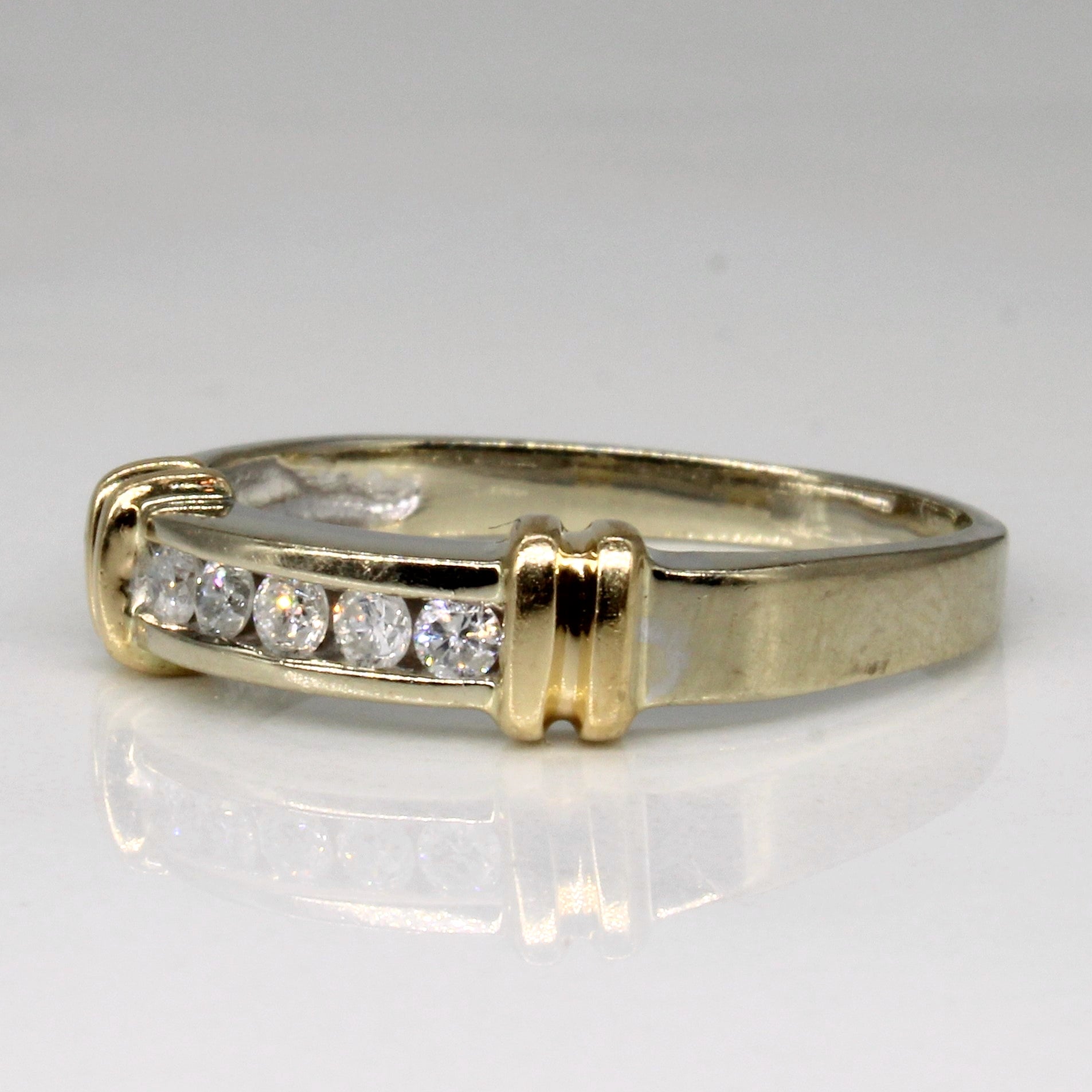 Channel Set Diamond Ring | 0.15ctw | SZ 6.75 |