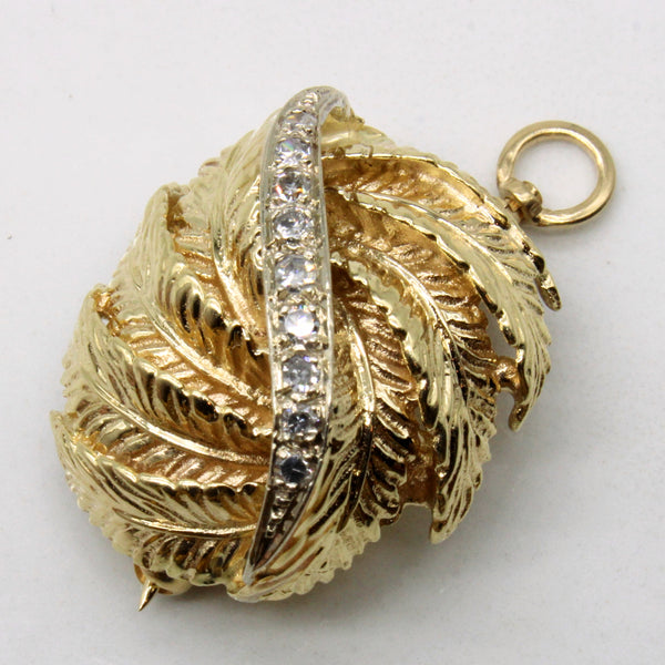 Diamond Pendant & Brooch | 0.10ctw |
