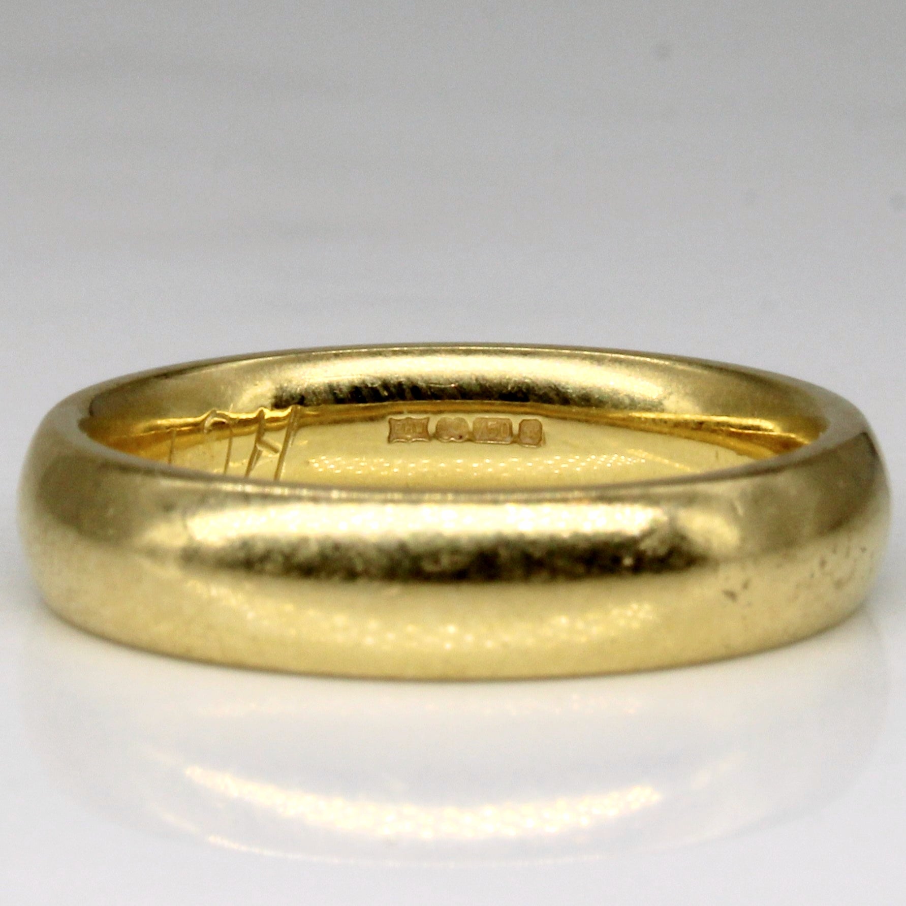 Alliance en or jaune 18 carats | Taille 5,75 | 