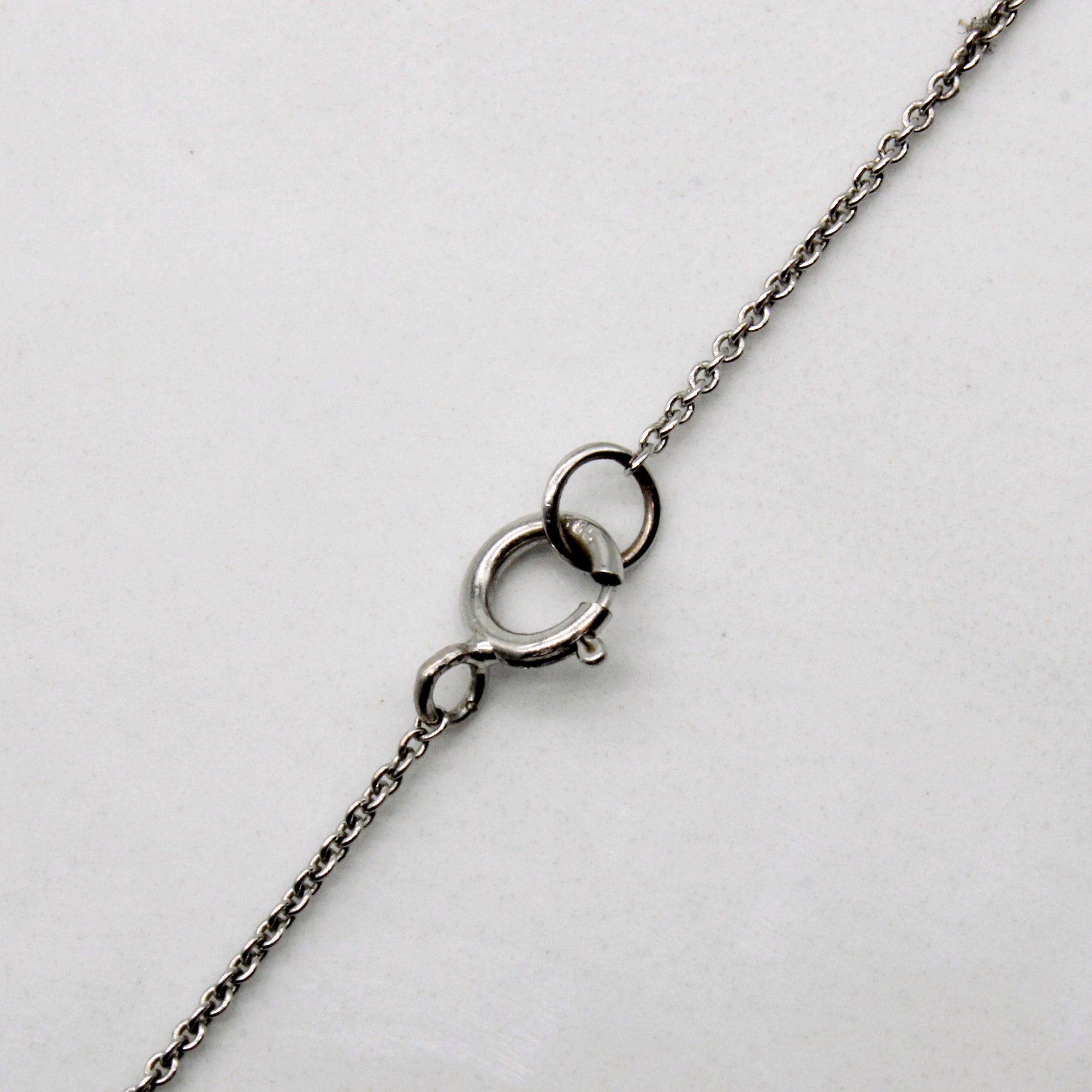 Diamond Tear Drop Necklace | 0.05ctw | 16