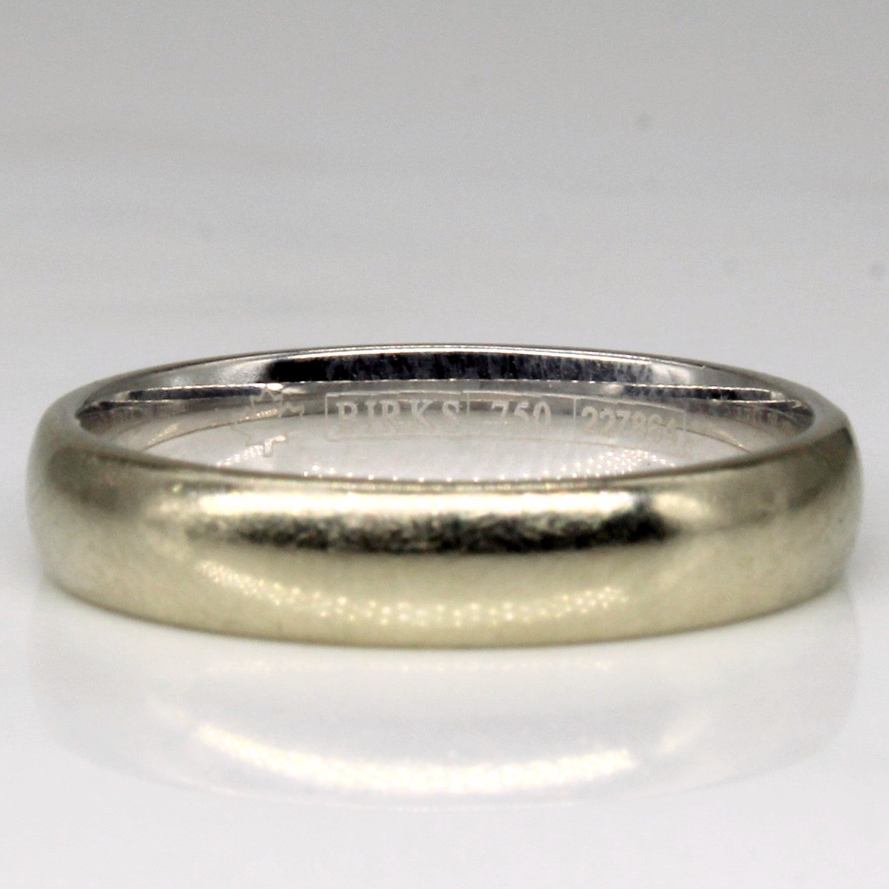 18k White Gold Band | SZ 7.75 |