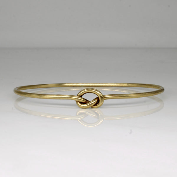 9k Yellow Gold Knot Bracelet | 7