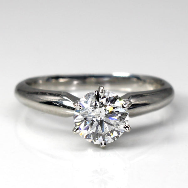 Six Prong Solitaire Diamond Ring | 1.00ct I1/2 F | SZ 6.75 |