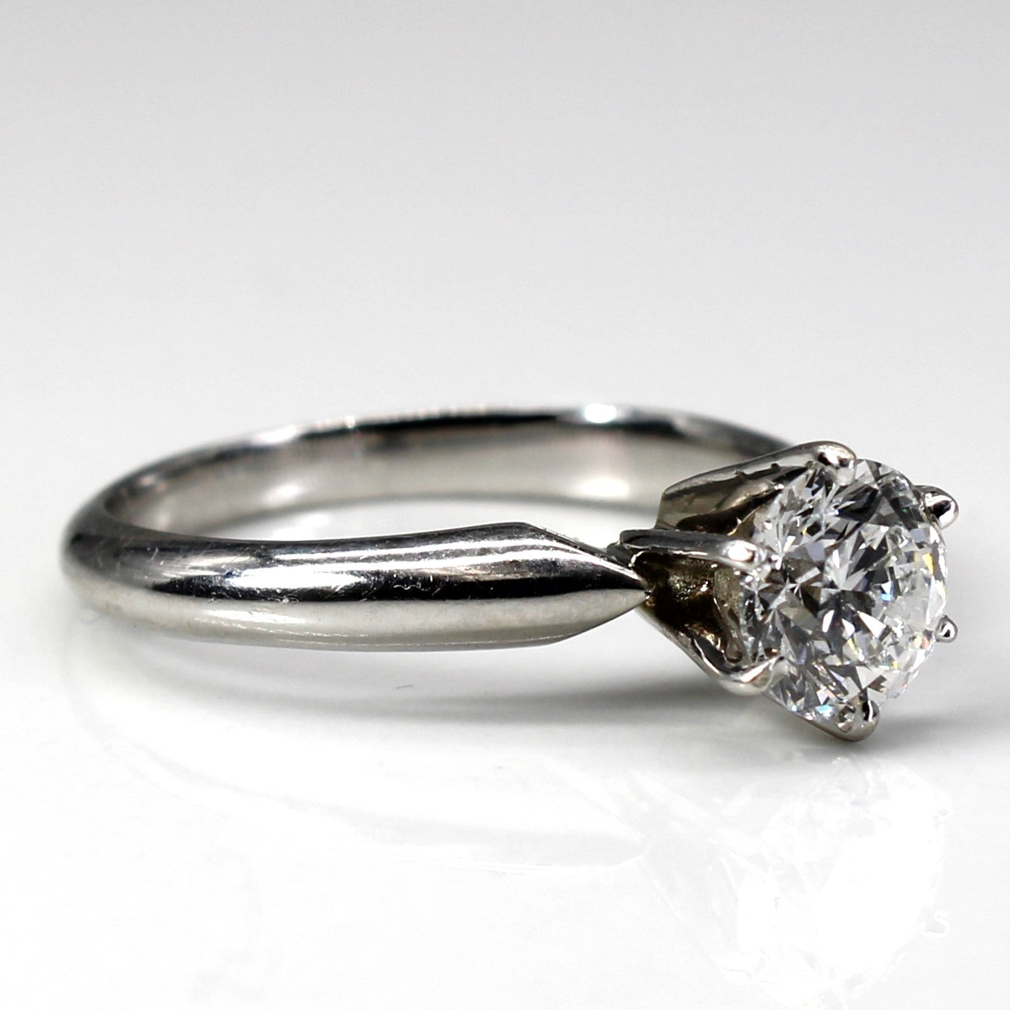 Six Prong Solitaire Diamond Ring | 1.00ct I1/2 F | SZ 6.75 |