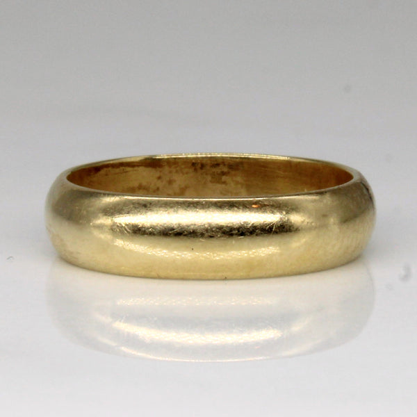 1977 9k Yellow Gold Band | SZ 5.5 |