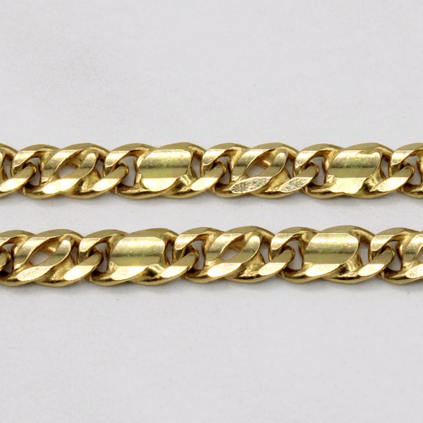 18k Yellow Gold Figarucci Link Bracelet | 8