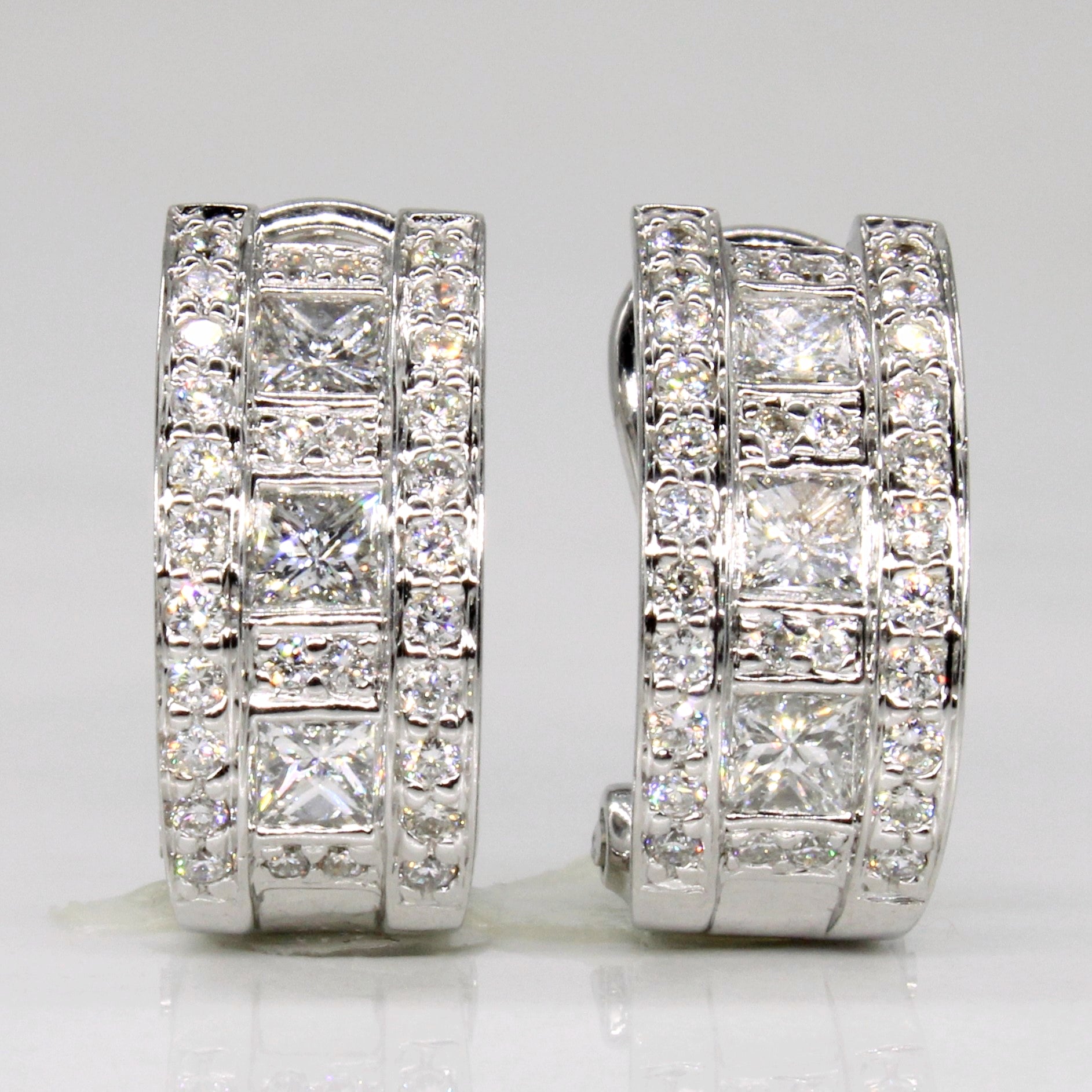Boucles d'oreilles en diamants | 0,90 ct | 
