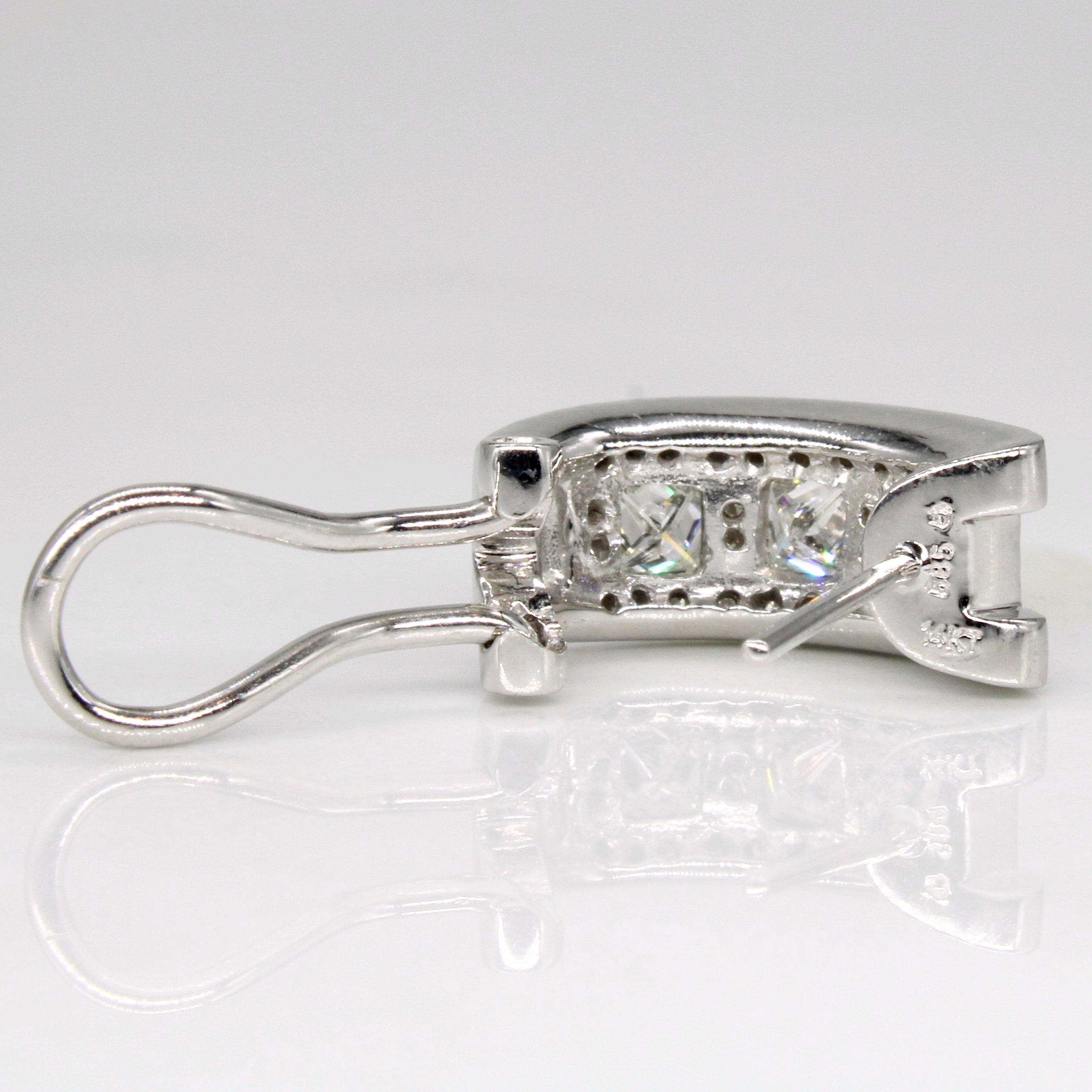 Boucles d'oreilles en diamants | 0,90 ct | 