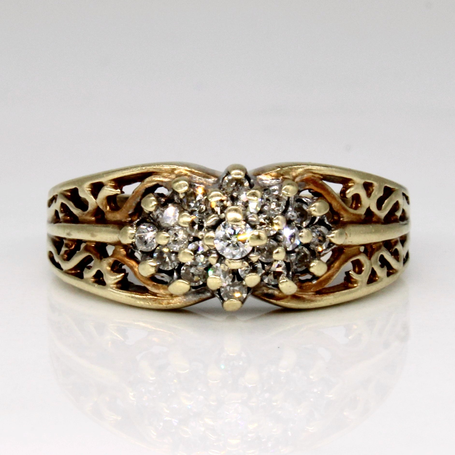 Diamond Lattice Ring | 0.18ctw | SZ 6.25 |