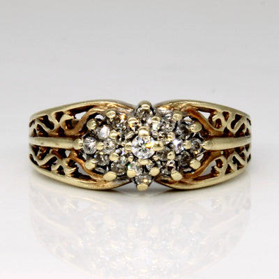 Diamond Lattice Ring | 0.18ctw | SZ 6.25 |