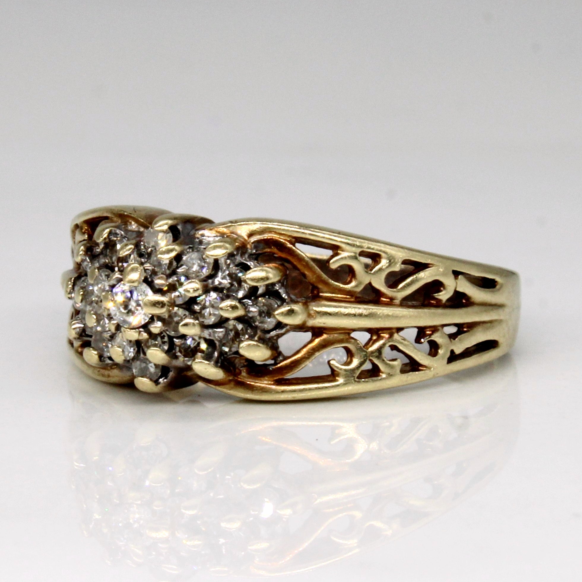 Diamond Lattice Ring | 0.18ctw | SZ 6.25 |