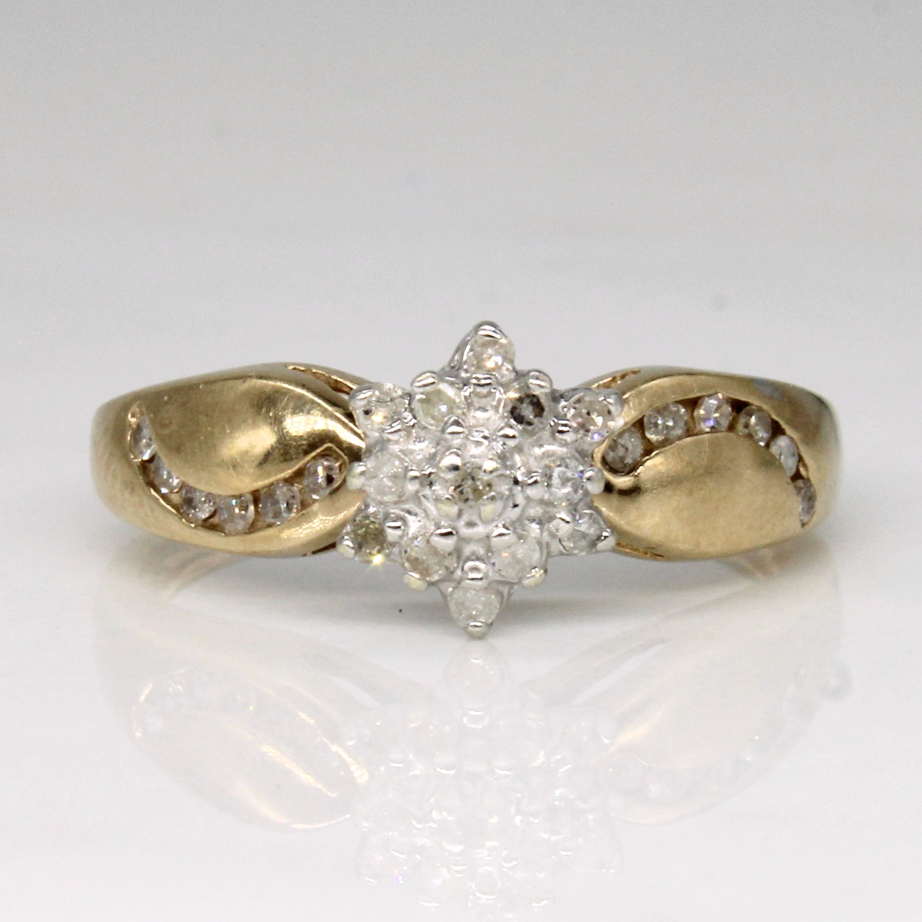 Diamond Cluster Ring | 0.13ctw | SZ 6.75 |