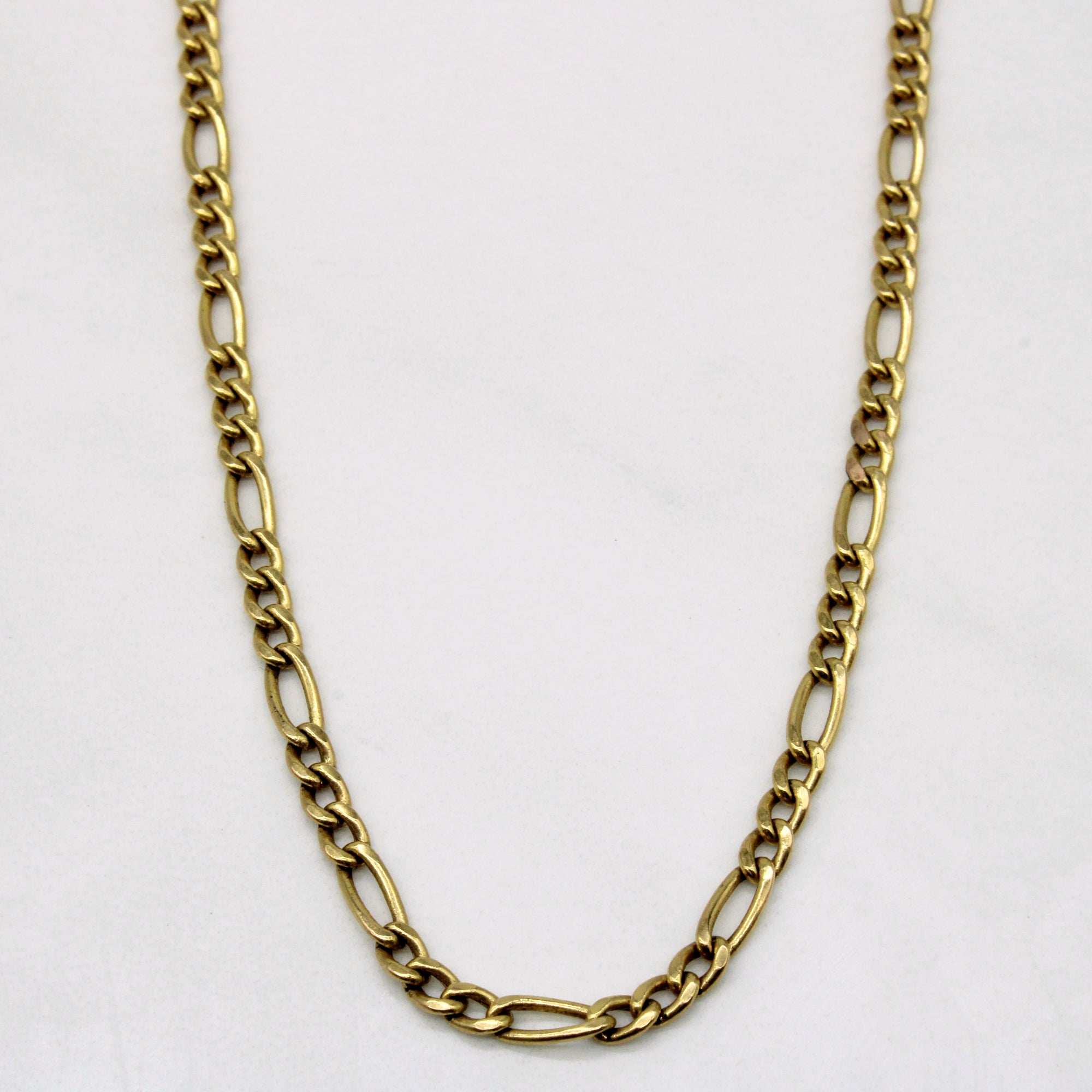 10k Yellow Gold Figaro Link Chain | 20