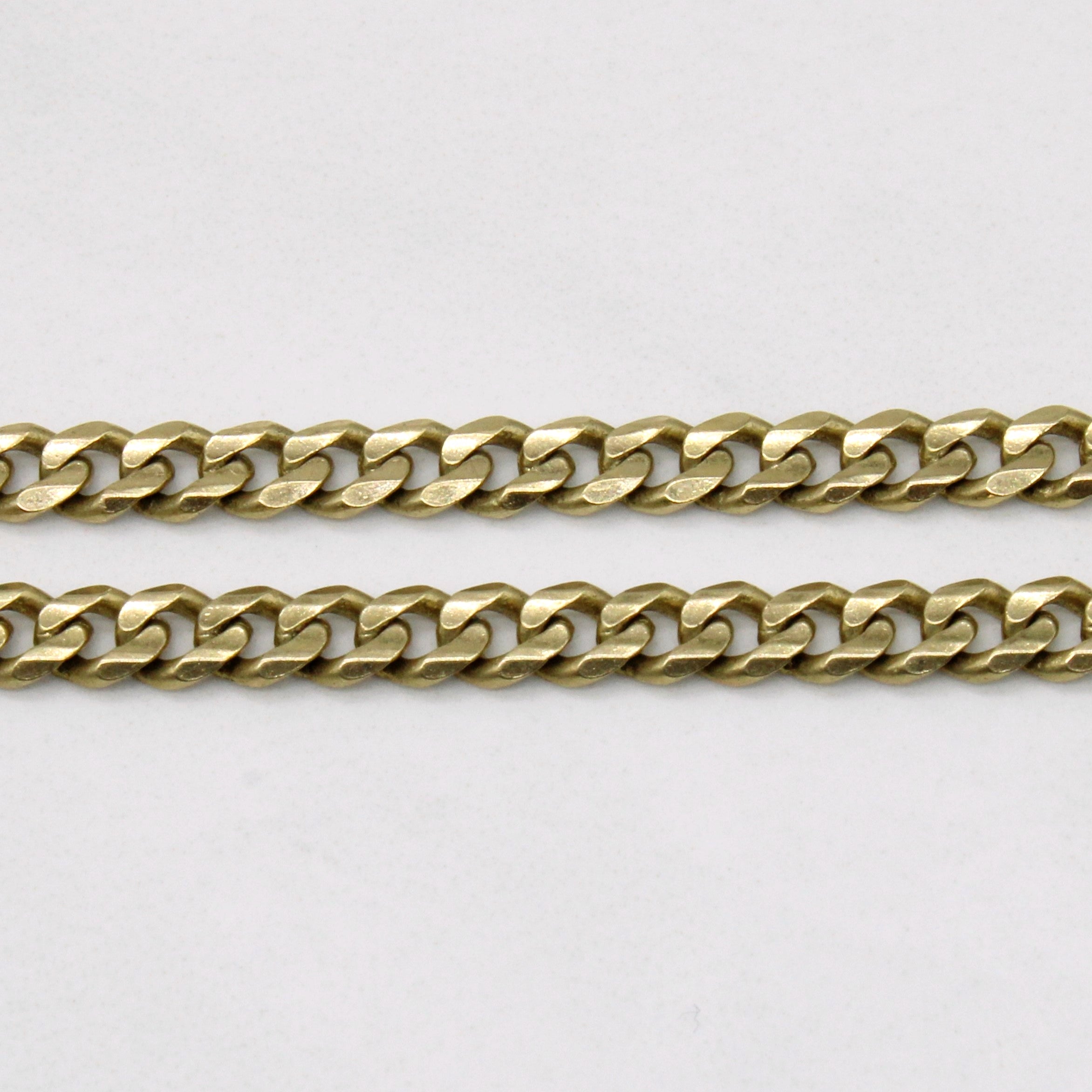 10k Yellow Gold Curb Link Bracelet | 8" |