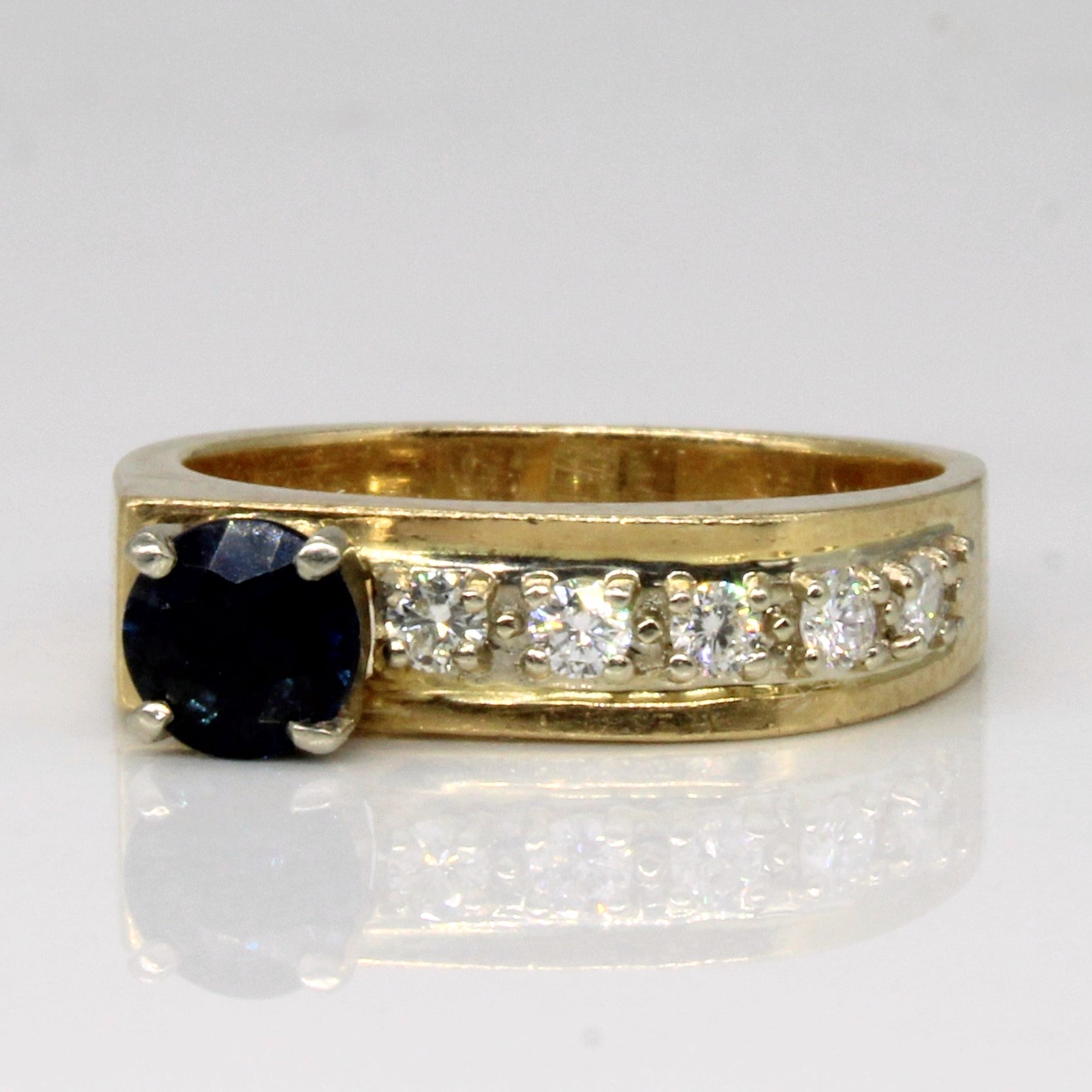 Sapphire & Diamond Ring | 0.52ct, 0.15ctw | SZ 5.75 |