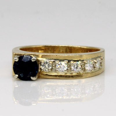 Sapphire & Diamond Ring | 0.52ct, 0.15ctw | SZ 5.75 |