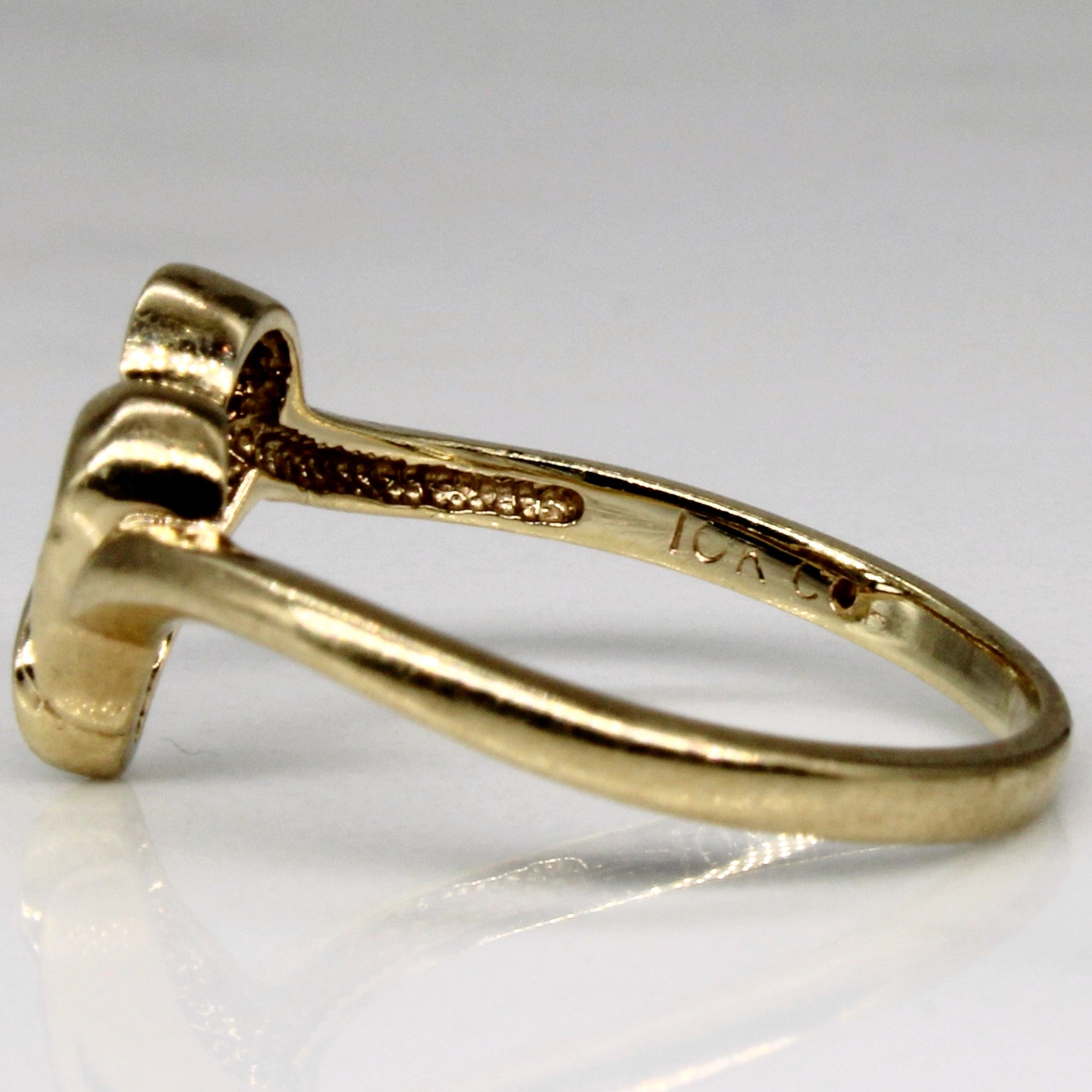 Diamond Heart Ring | 0.01ctw | SZ 4.25 |