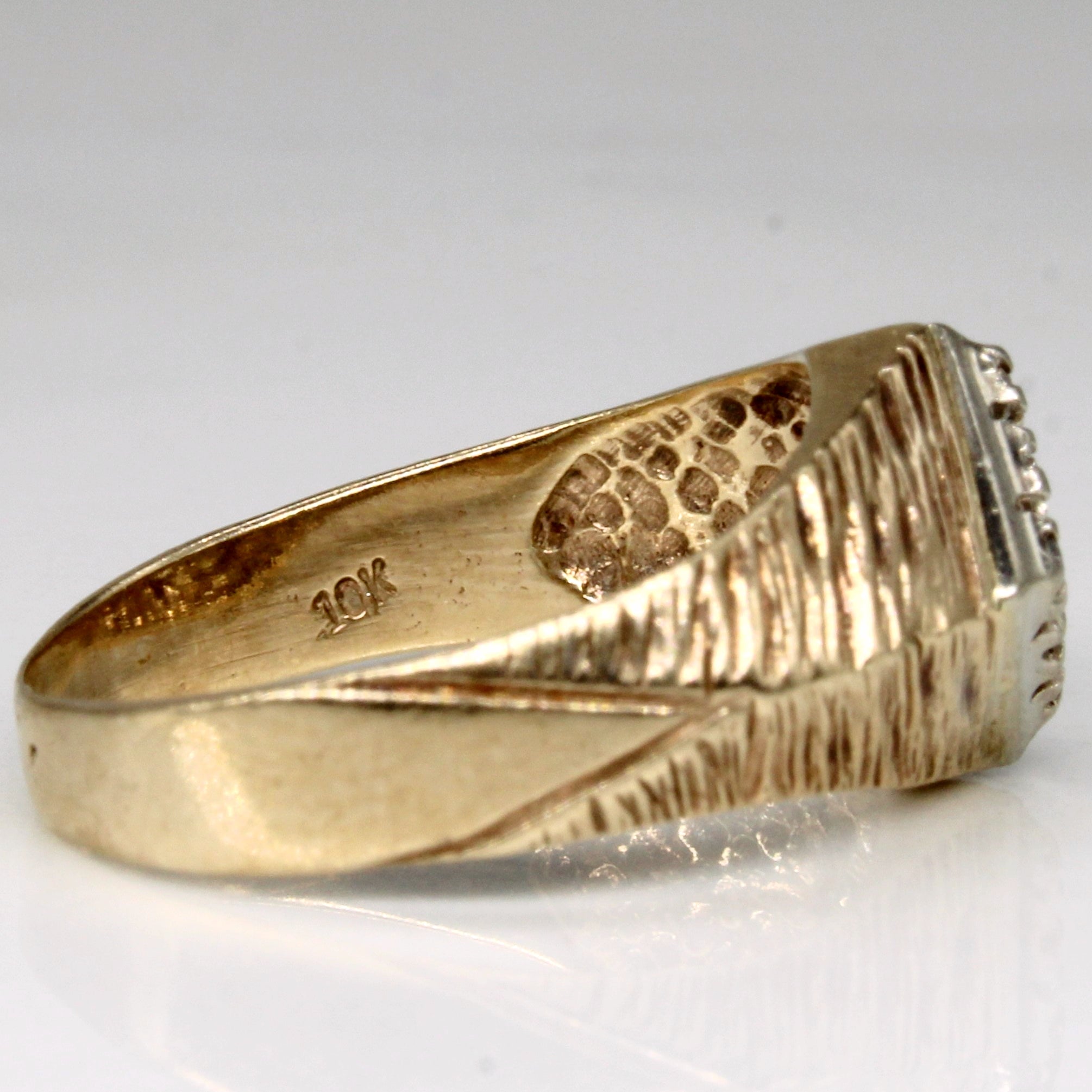 Diamond Grid Ring | 0.09ctw | SZ 5.75 |