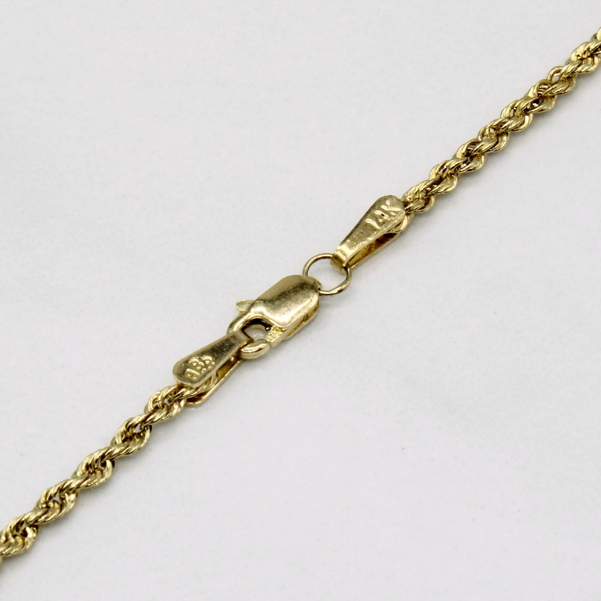 14k Yellow Gold Rope Chain | 8