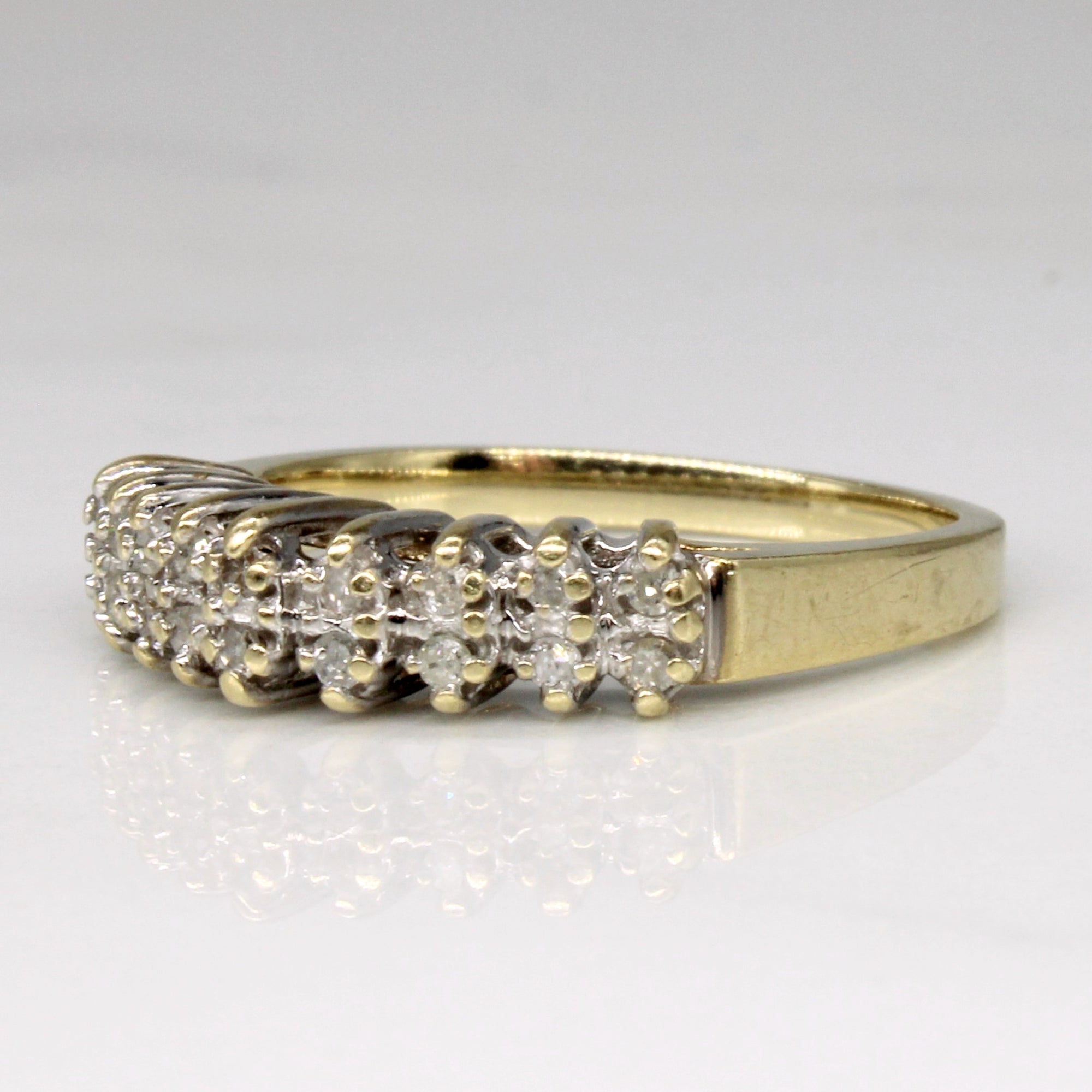 High Set Diamond Ring | 0.09ctw | SZ 5.75 |