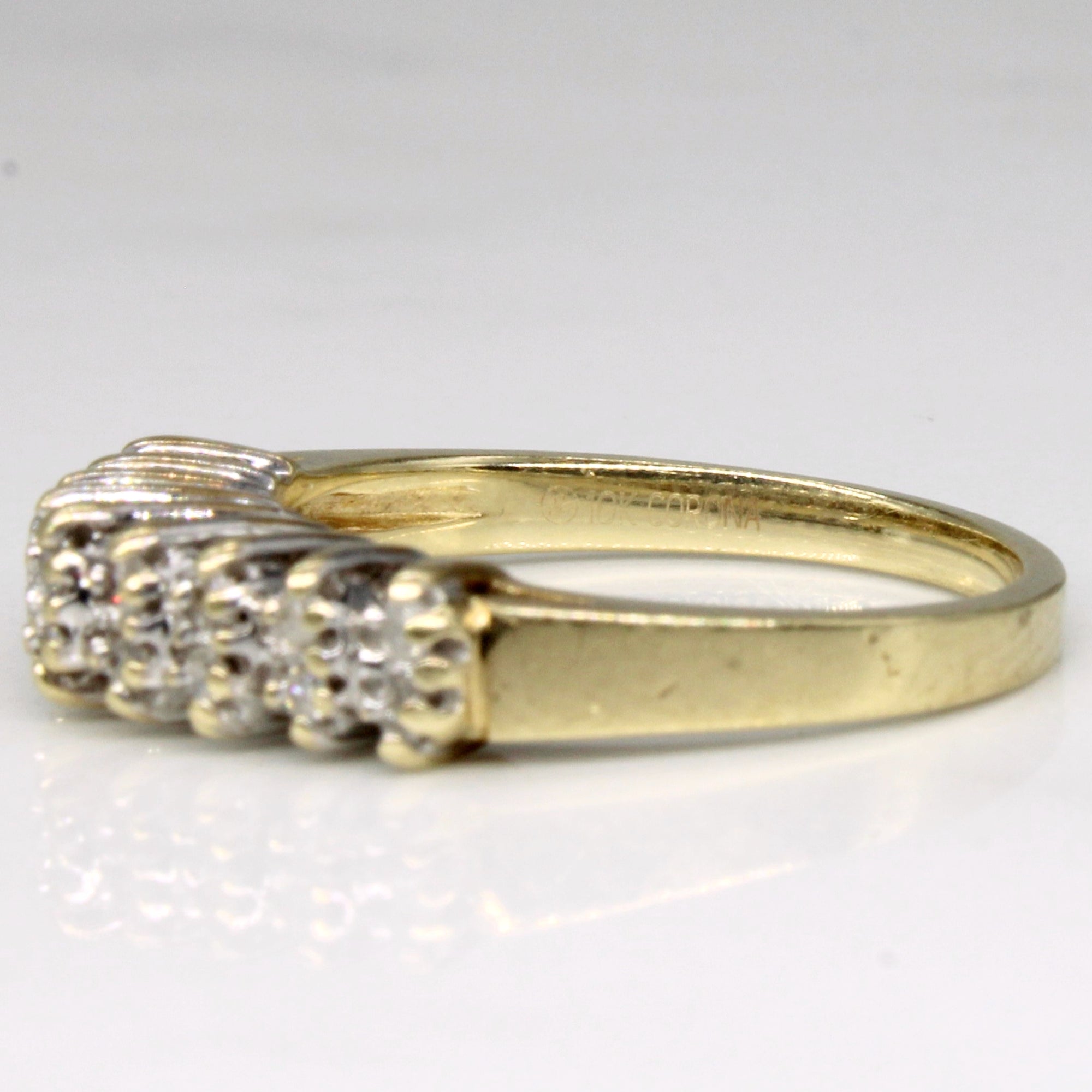 High Set Diamond Ring | 0.09ctw | SZ 5.75 |