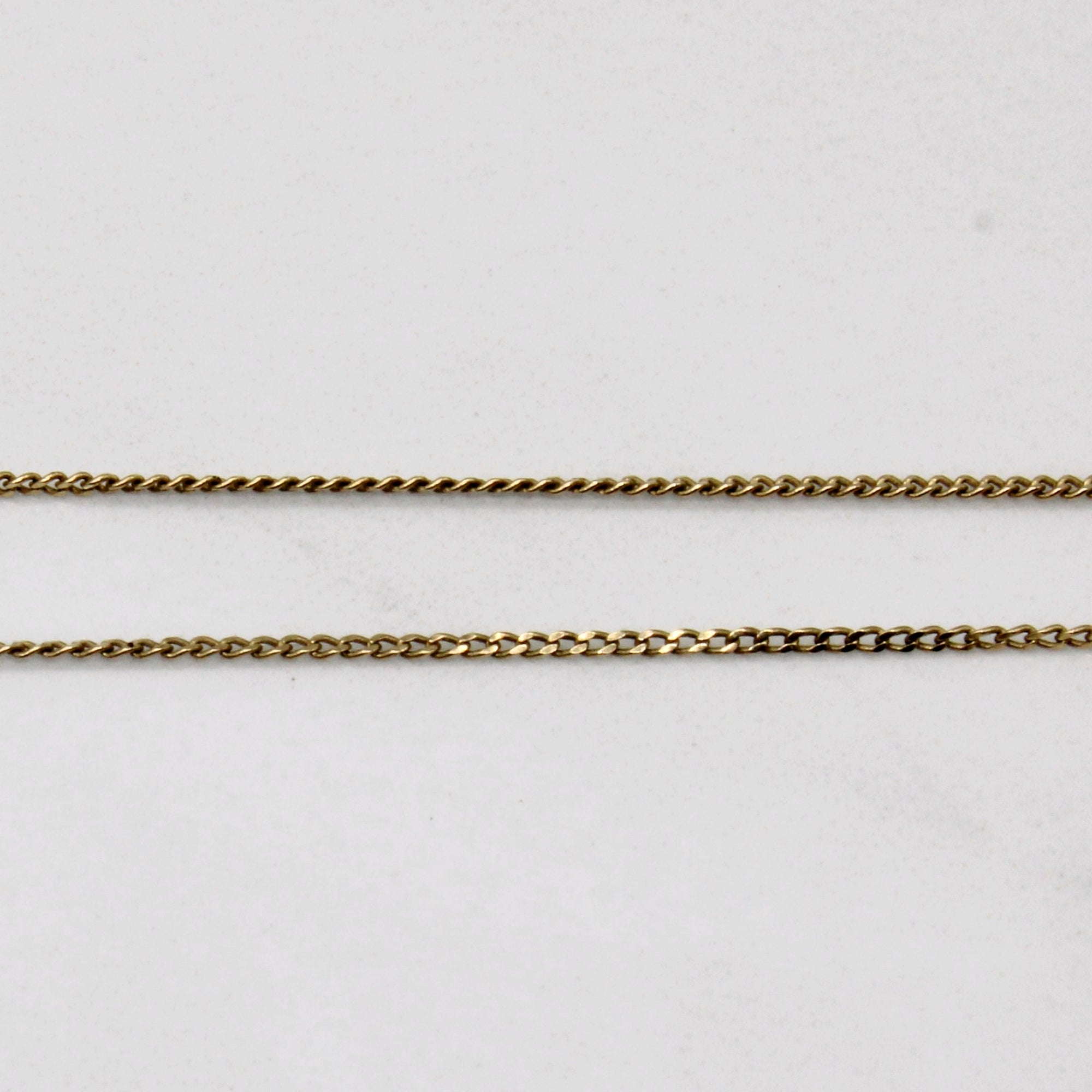 14k Yellow Gold Cable Chain | 18