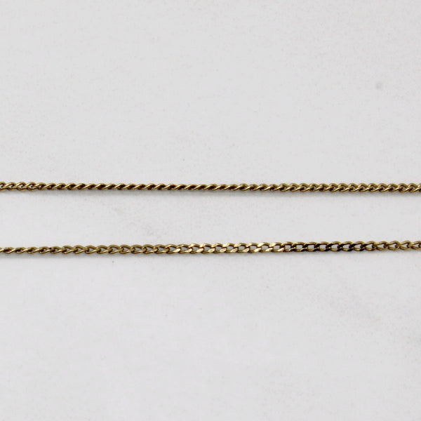14k Yellow Gold Necklace | 18