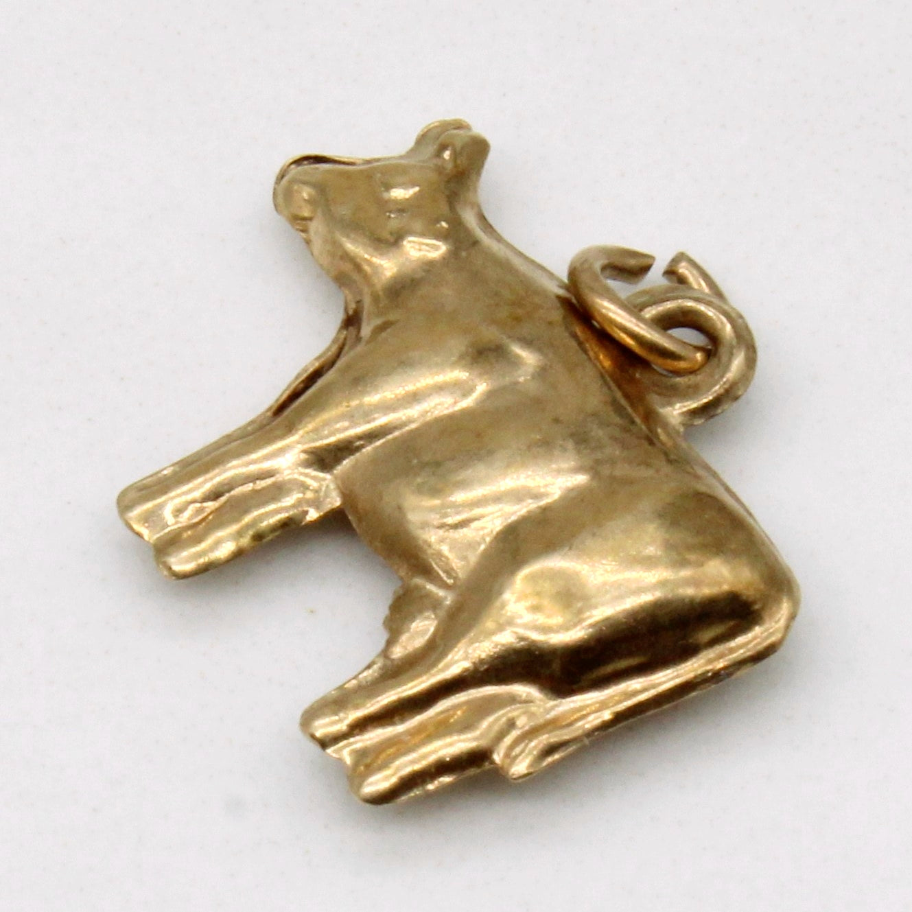 9k Yellow Gold Cow Charm