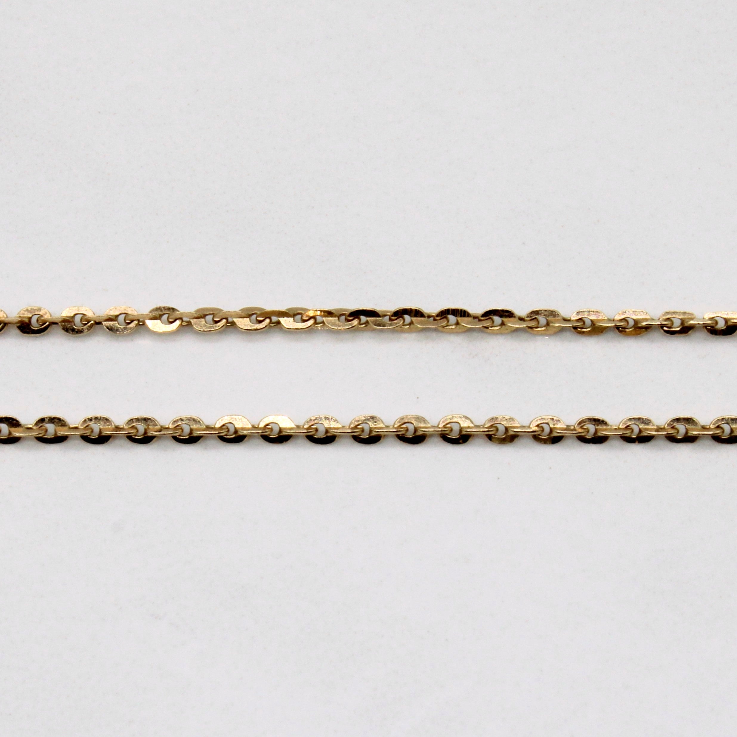 15k Yellow Gold Fancy Link Chain | 24" |