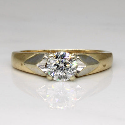 Cathedral Set Diamond Engagement Ring | 0.57ct | SZ 5.75 |